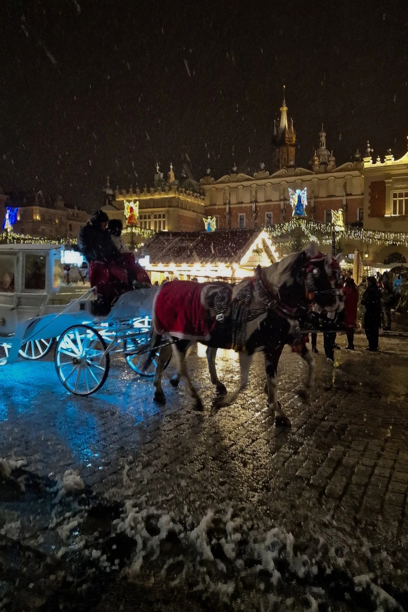 Krakow Main Square Winter