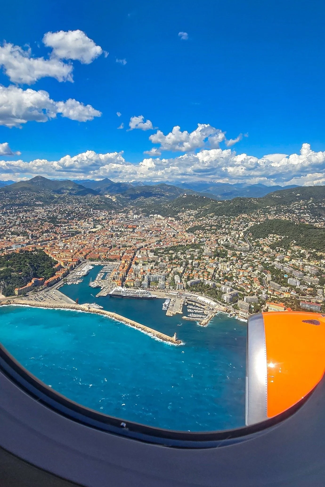 Nice Airport from the sky