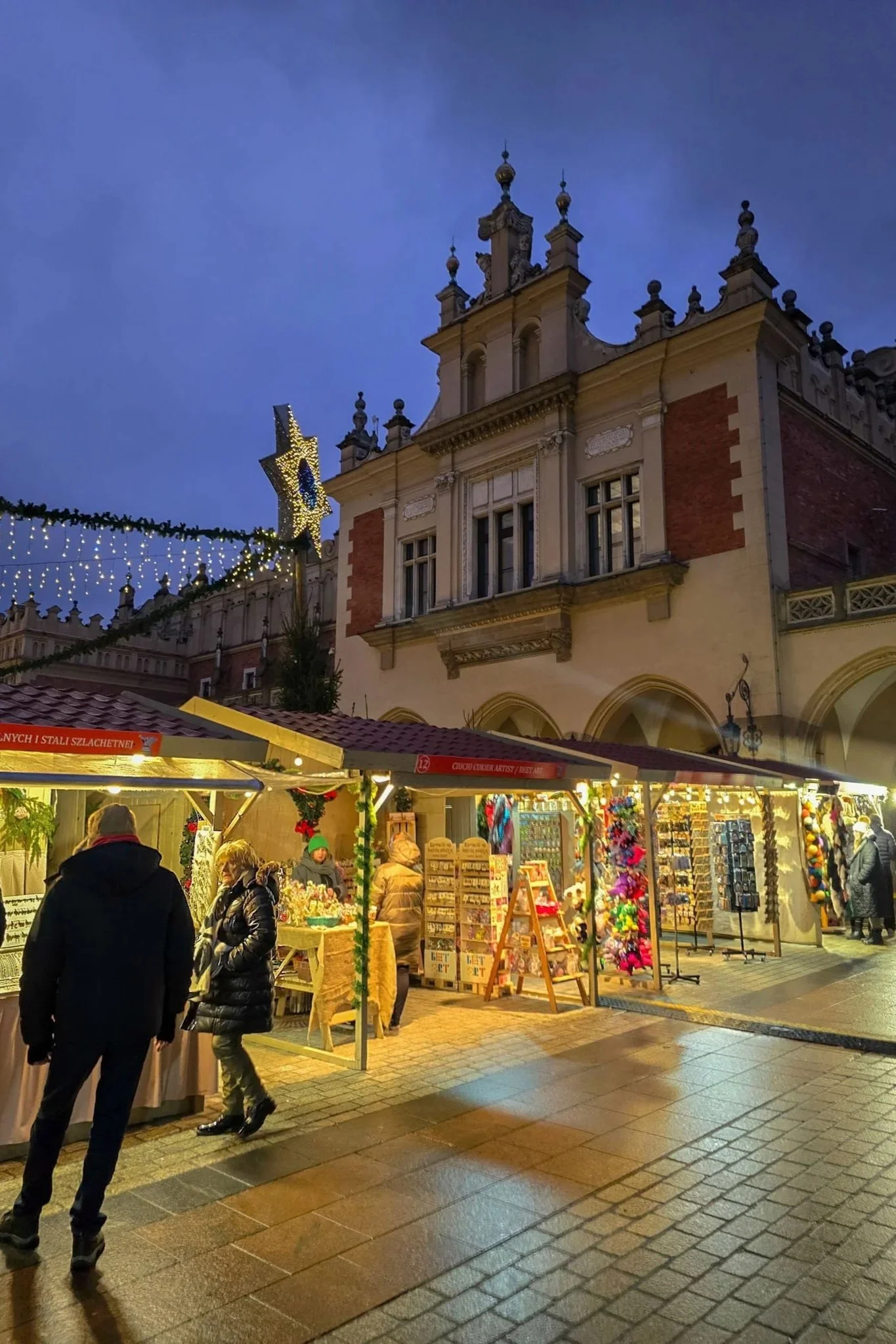 Krakow Christmas Market Stalls
