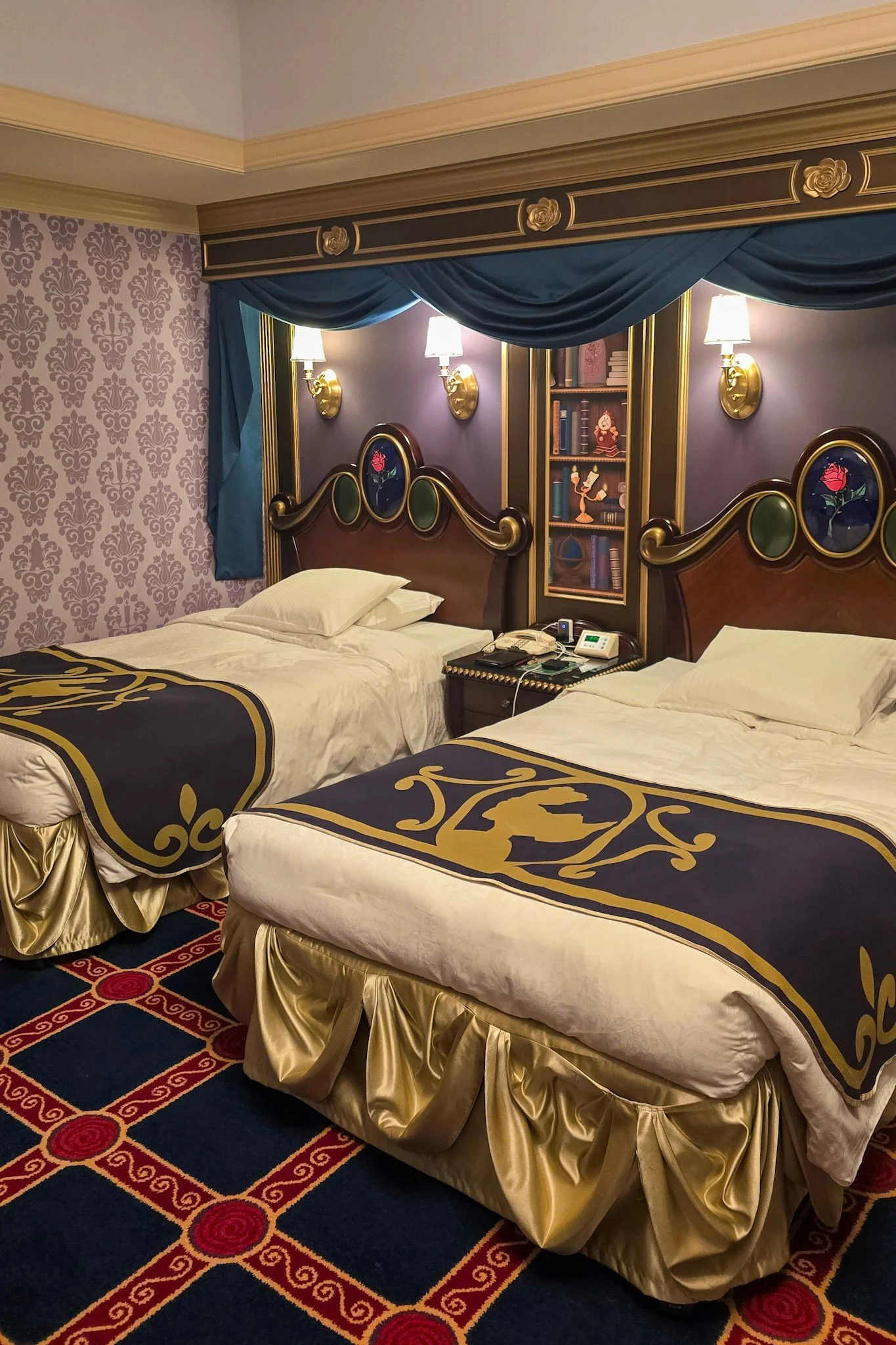 Tokyo Disneyland Beauty and the Beast Themed Room