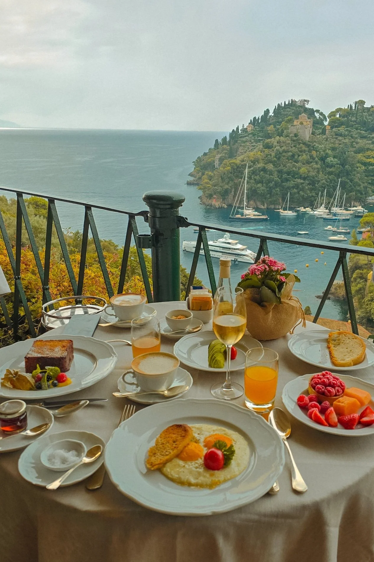 Splendido A belmond hotel portofino breakfast