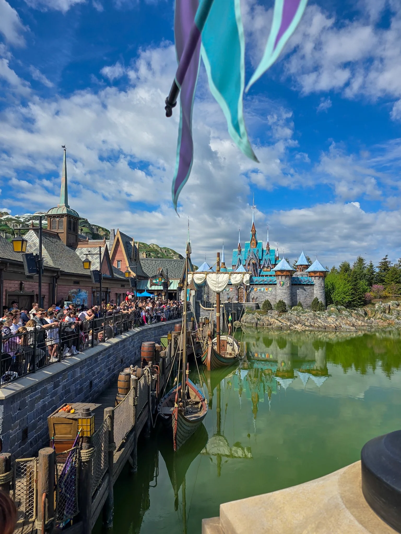 World of Frozen Parade Show Disneyland