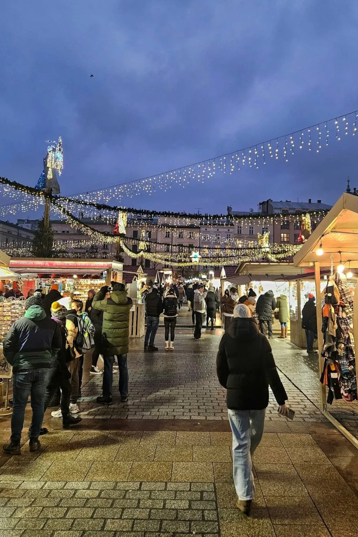 Krakow Christmas Market Atmosphere
