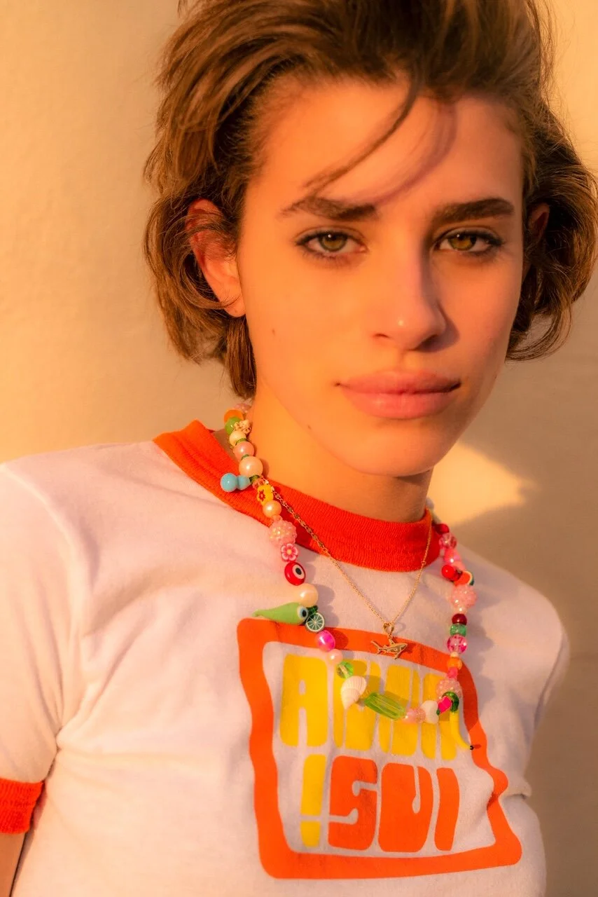 Customizable Rainbow Stretch Necklace