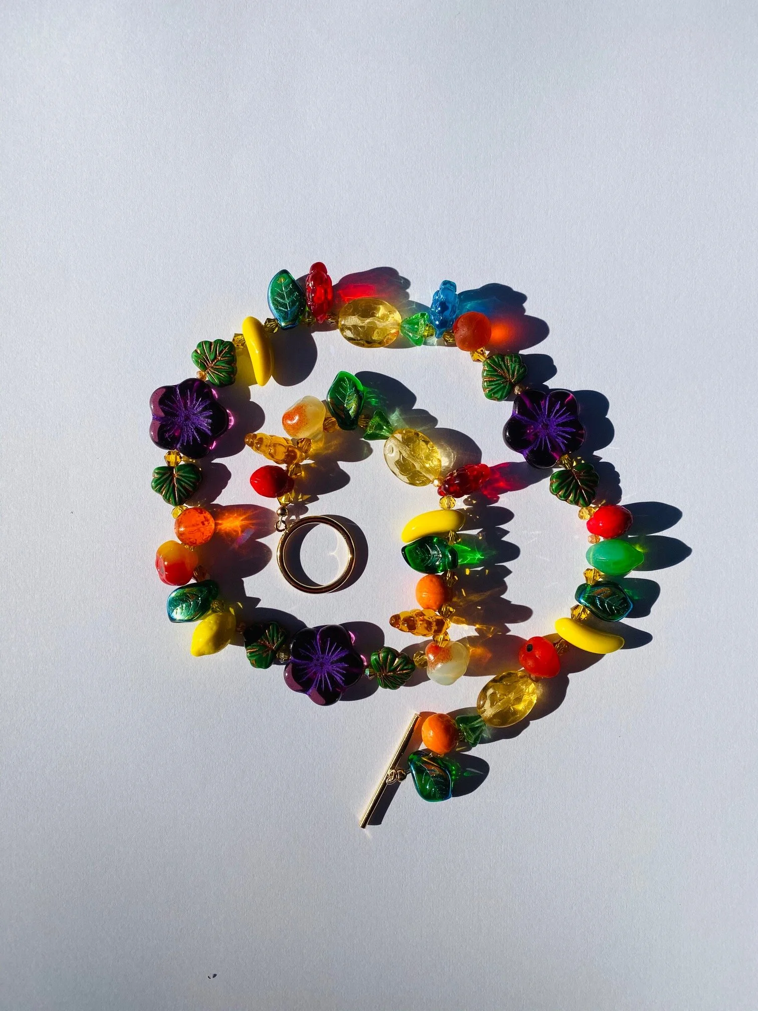 Tropical Fruit Garland Necklace