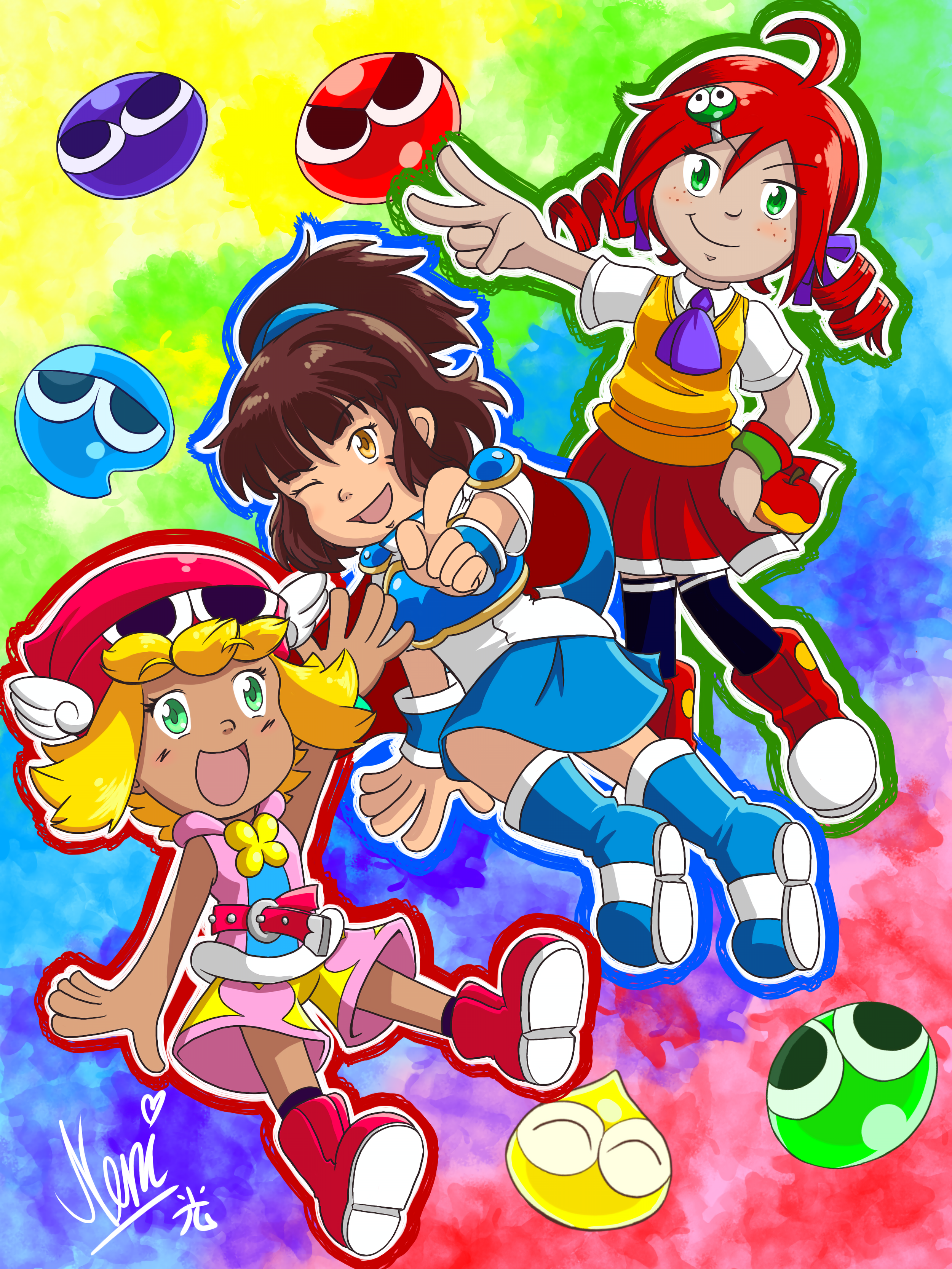 Here We Go! - 2025 (Fanart: Puyo Puyo)