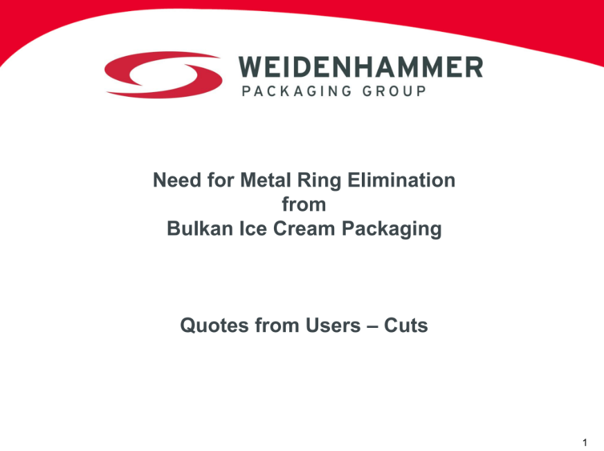 Weidenhammer New Packaging