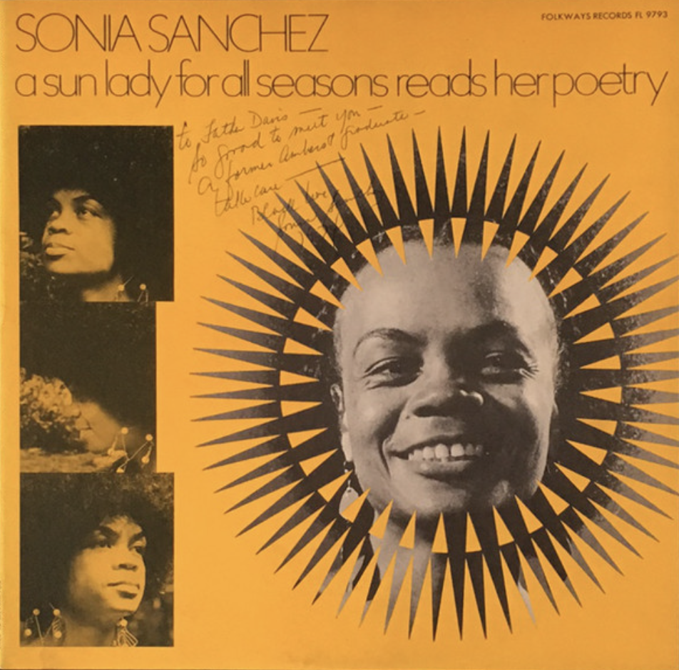 Sonia Sanchez, a sun lady for all seasons reads her poetry