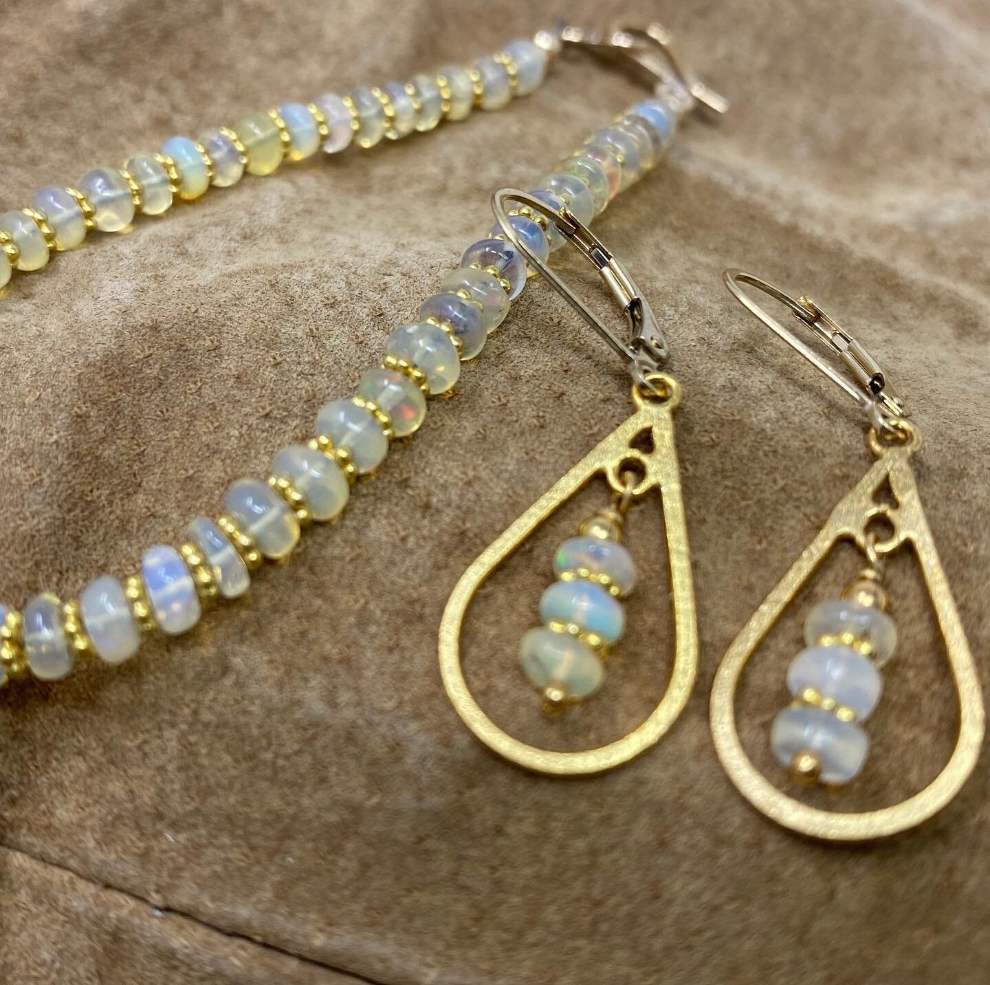 Opal is the birthstone for October. Happy October!  Just delivered to @nativejacksonhole