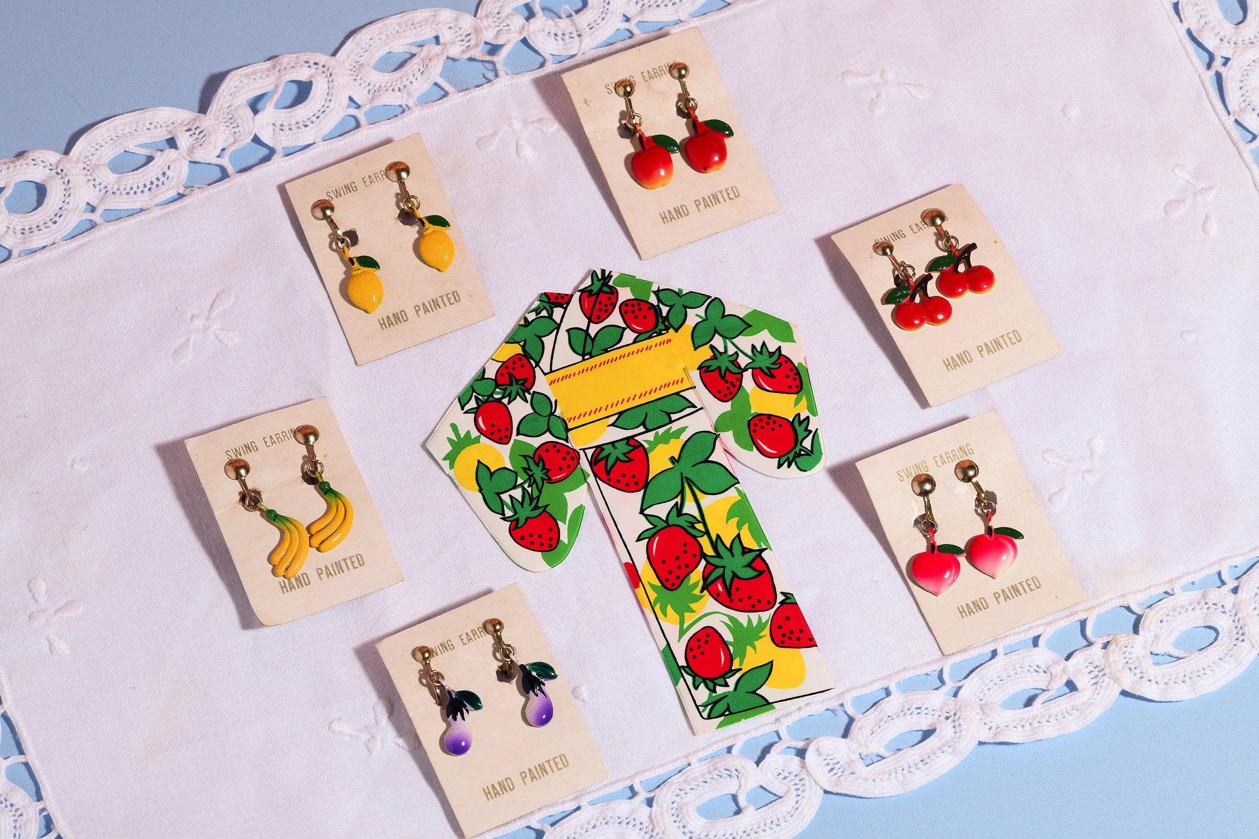 Fuit and Veg Vintage Clip-on Earrings-2.jpg