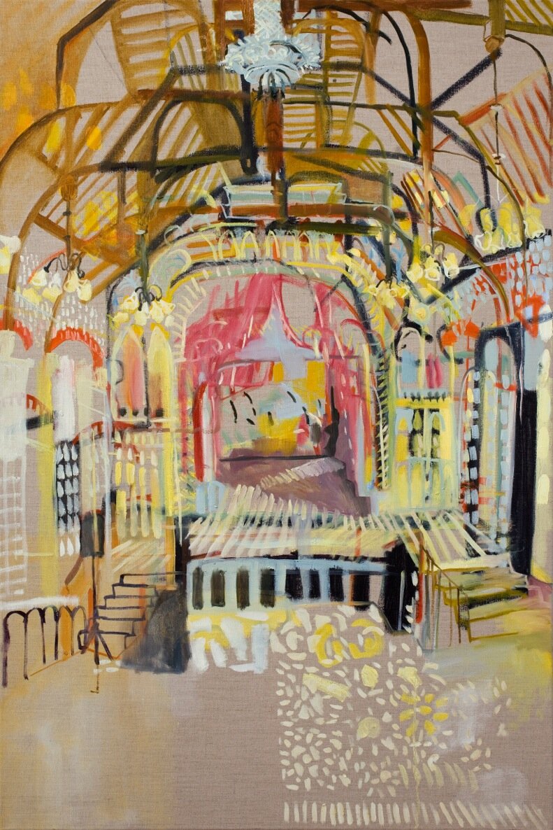 Play of Light - 
Oil on linen, 2016 - 
80 x 120cm