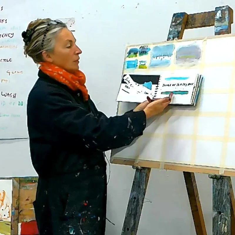 Pre-recorded Online Drawing and Meditation 3 Hour Retreat Style Workshops from Katie’s studio archive