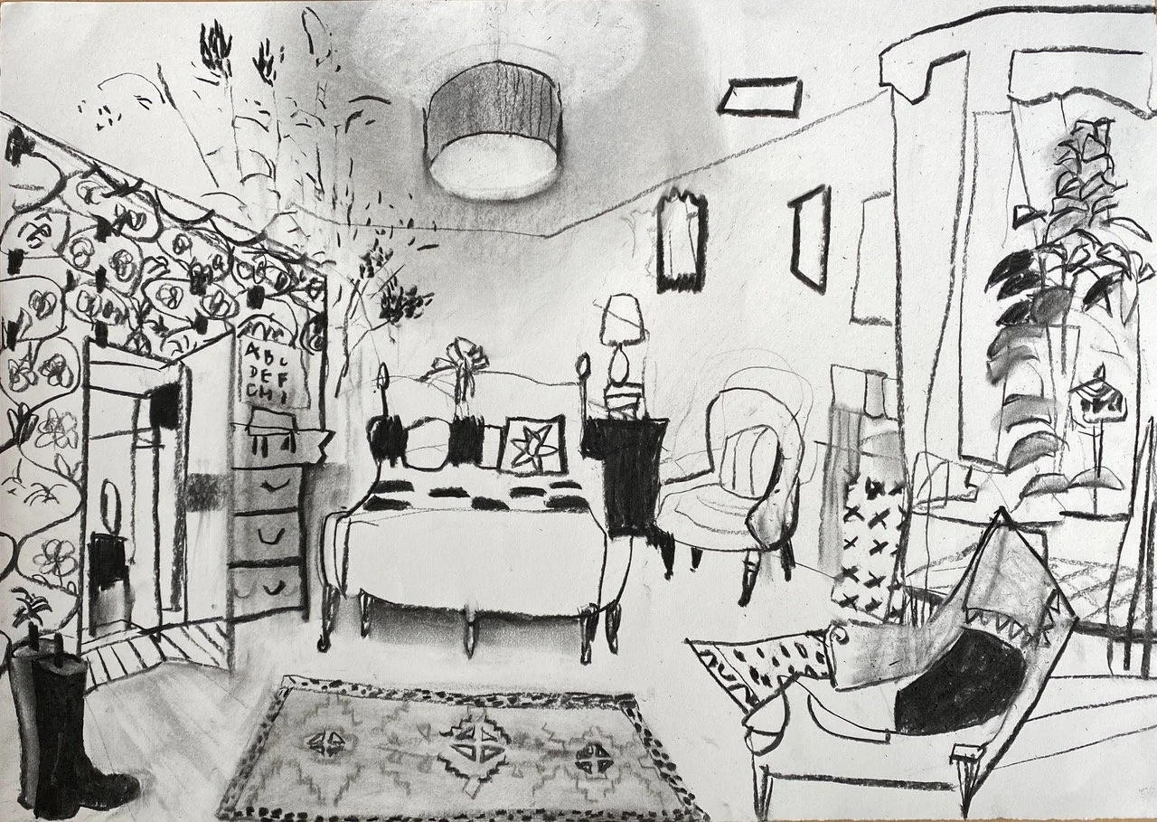 DRAWING FROM MEMORY - The Interior Within And Without