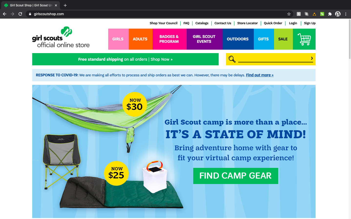 GSUSA girl scout web banner sample covid camping 08092020.png