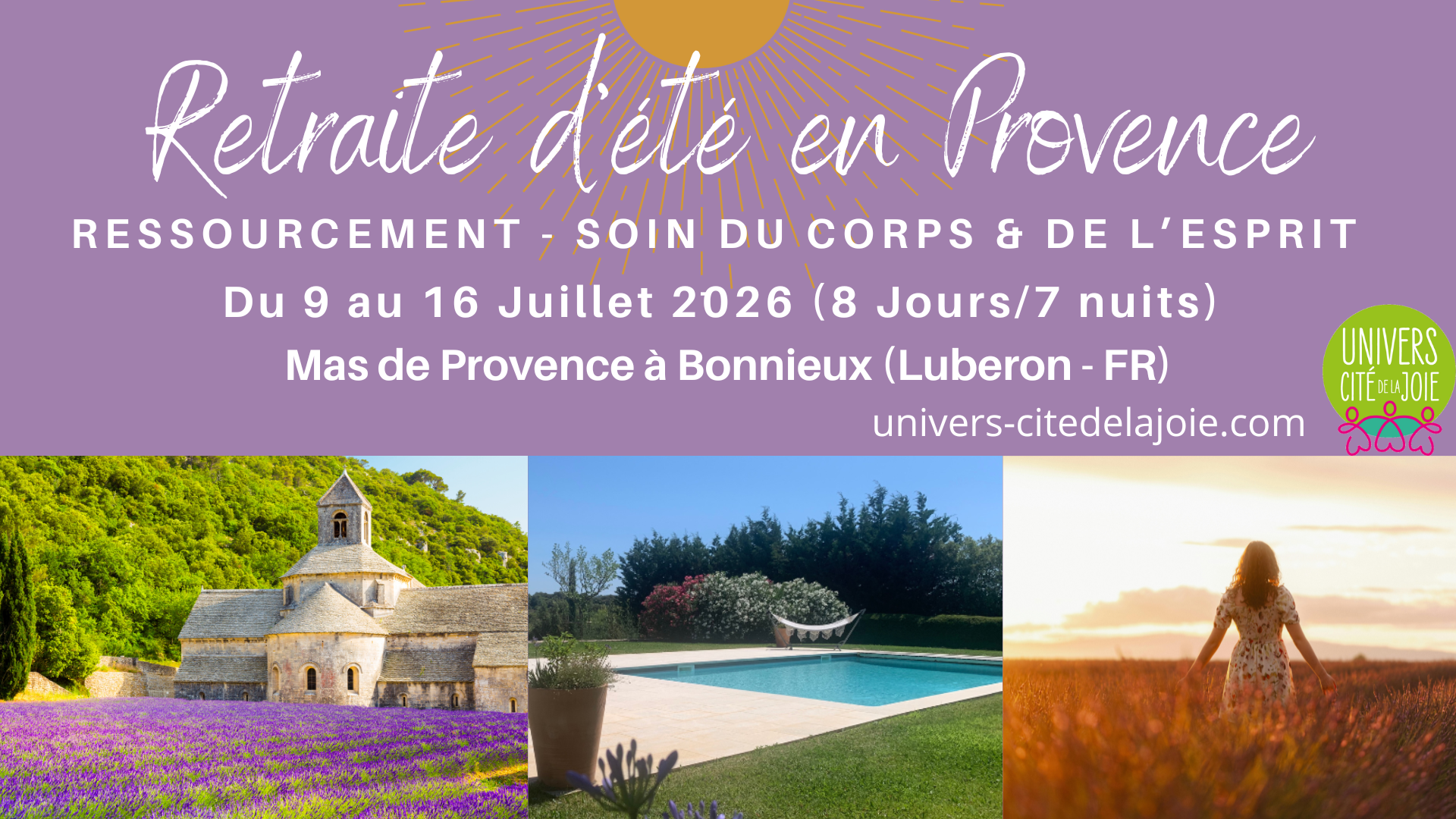 RETRAITE D’ETE EN PROVENCE 2026