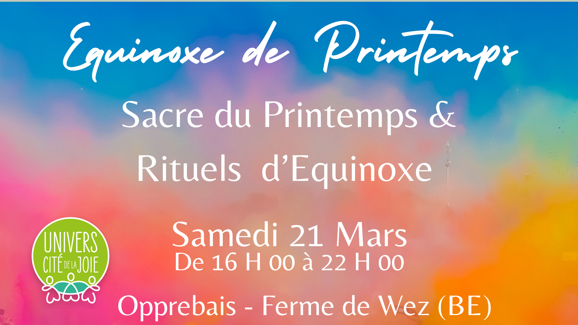 SACRE DU PRINTEMPS &amp; RITUEL D’EQUINOXE