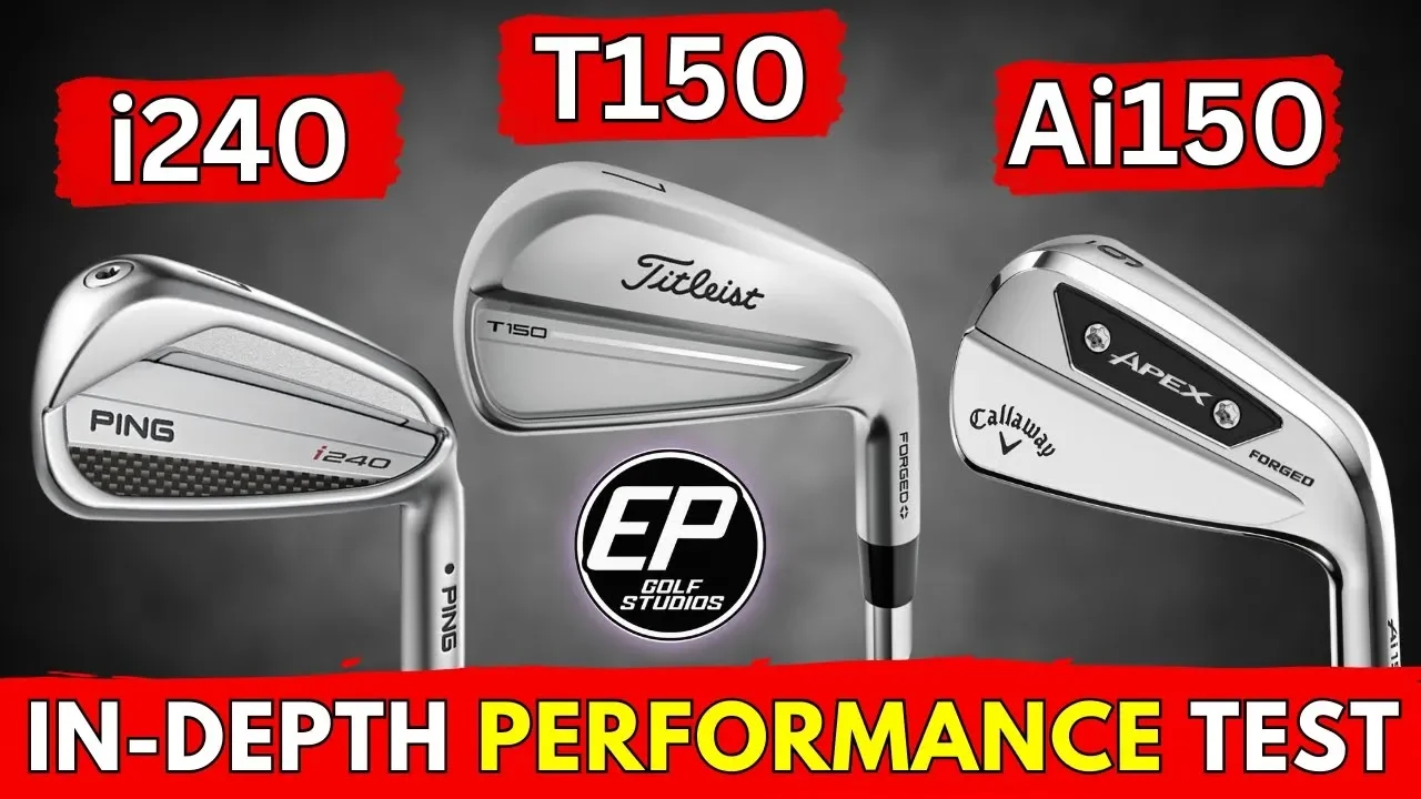 2025 Titleist T150 vs Callaway Ai150 vs Ping i240 Iron Review | Best Players Irons Battle