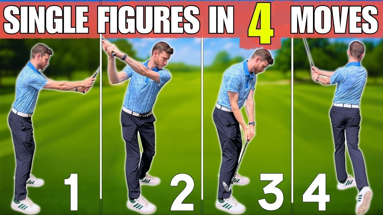 A simple four move golf swing blueprint for more consisten strikes