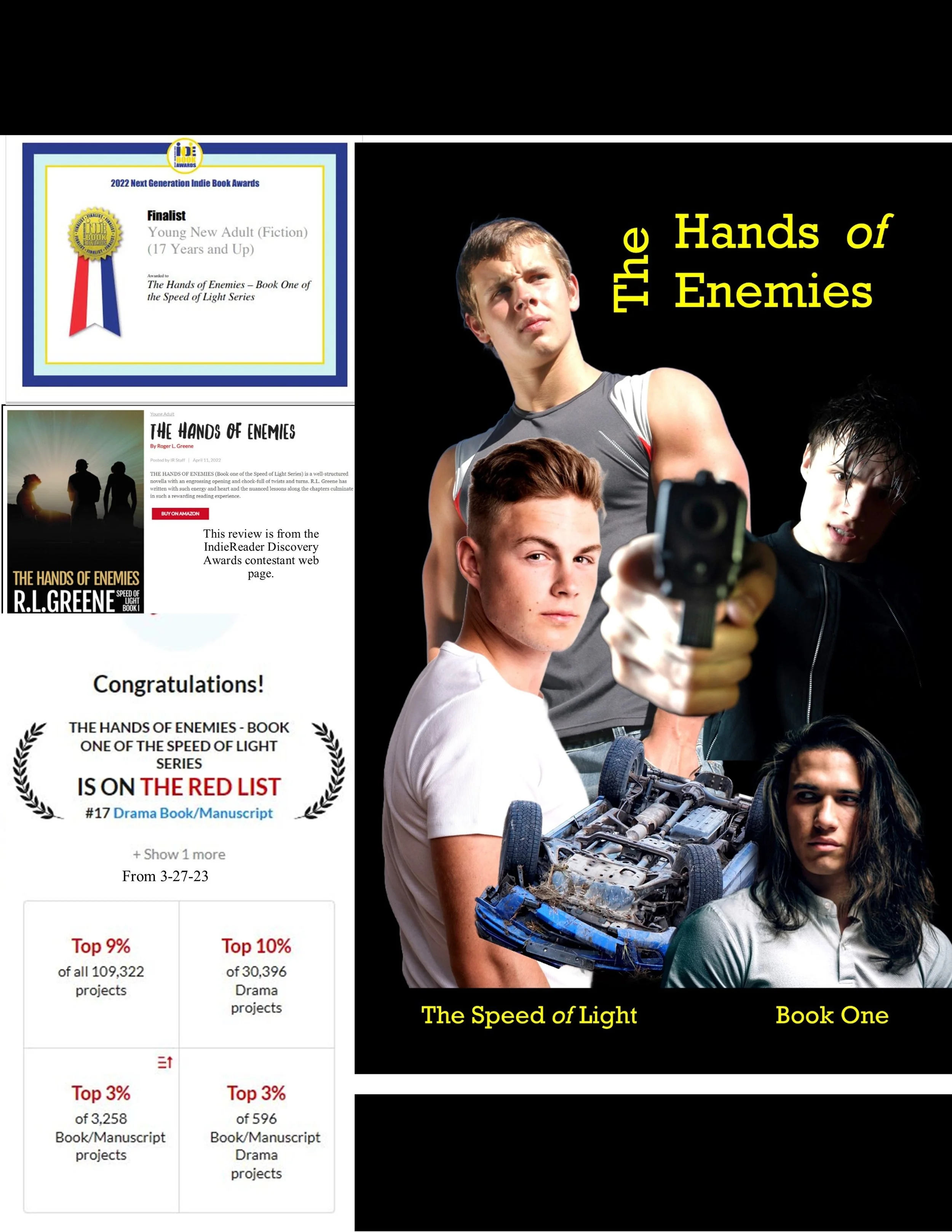 The Hands of Enemies - Book One of the Speed of Light Series