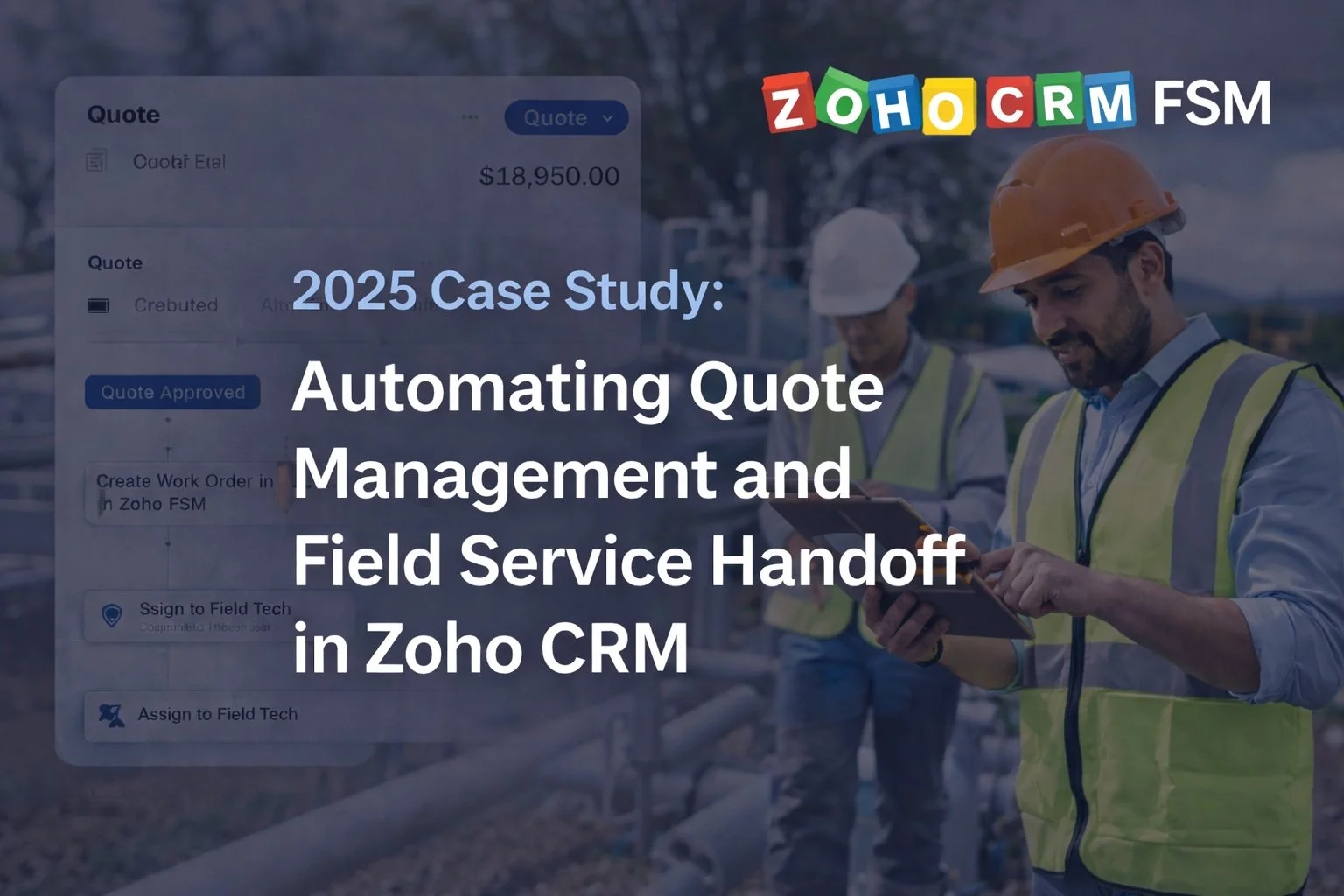 2025 Case Study: Automating Quote Management and Field Service Handoff in Zoho CRM