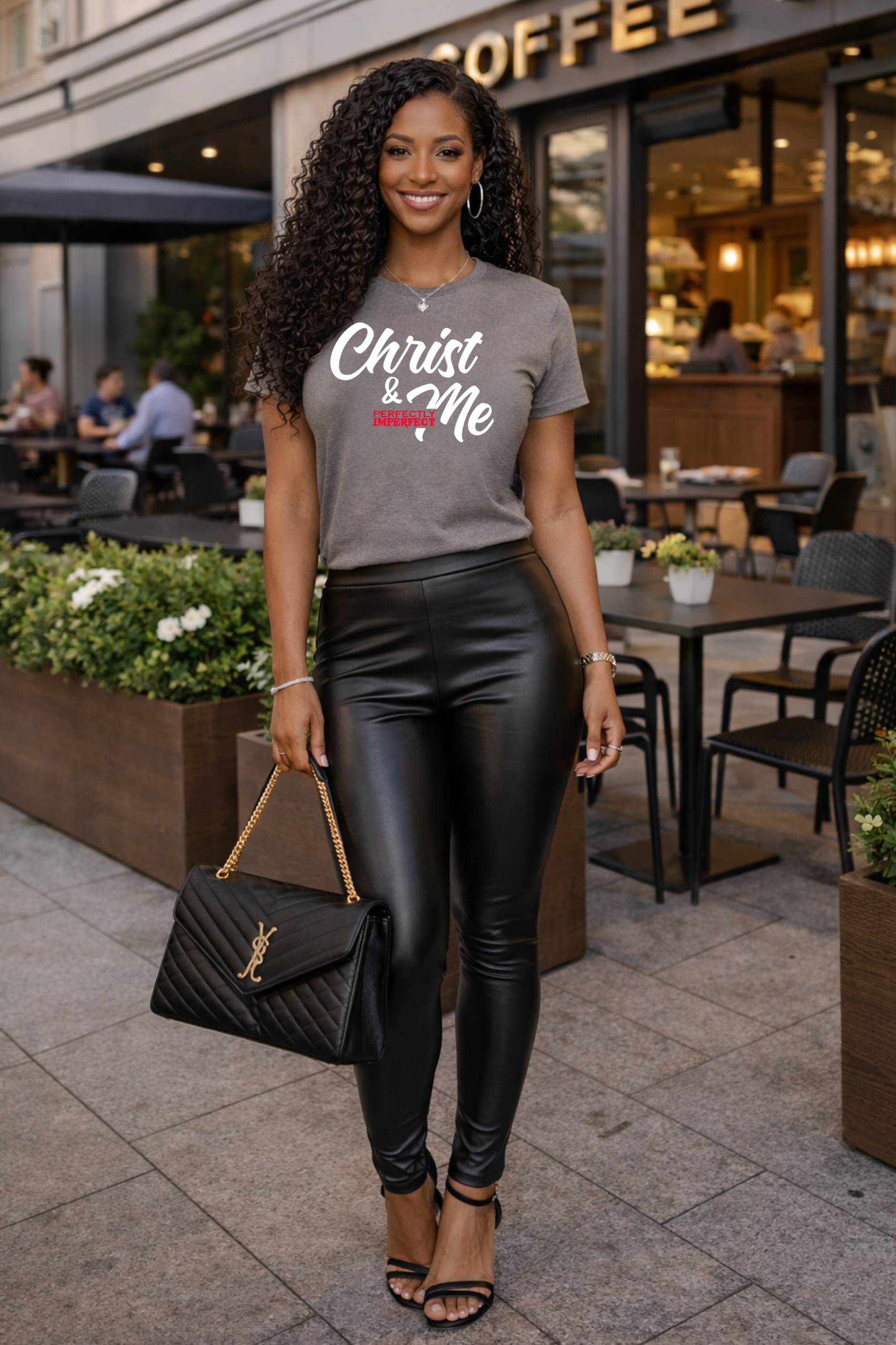 Grey Christ &amp; Me Perfectly Imperfect Shirt