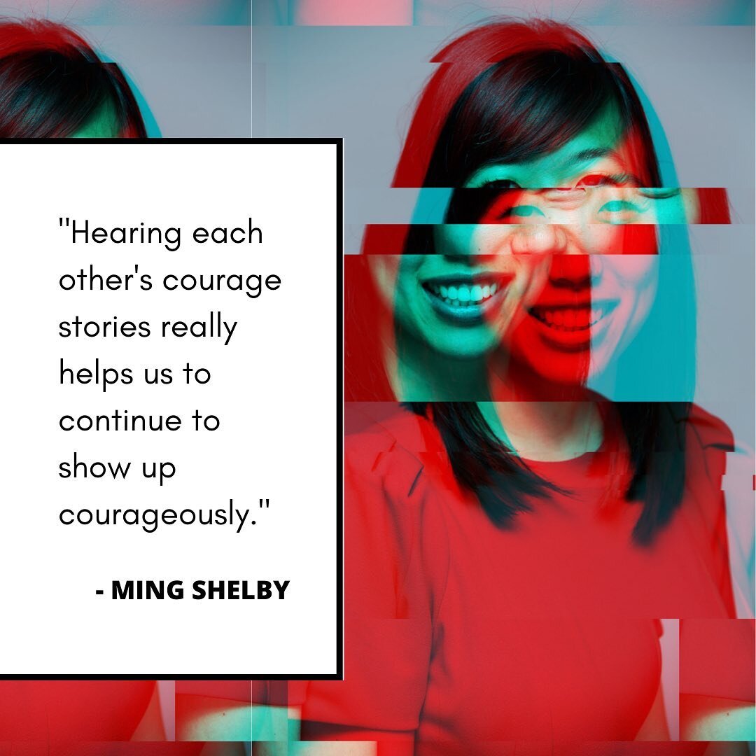 Truth bomb &aacute; la @mingshelby!

Check out episode 11 of the podcast (link in bio) as well as @mingshelby&rsquo;s inspiring podcast, Courage Up, to hear all about the positive impact both courage stories and courageous conversations can have on o