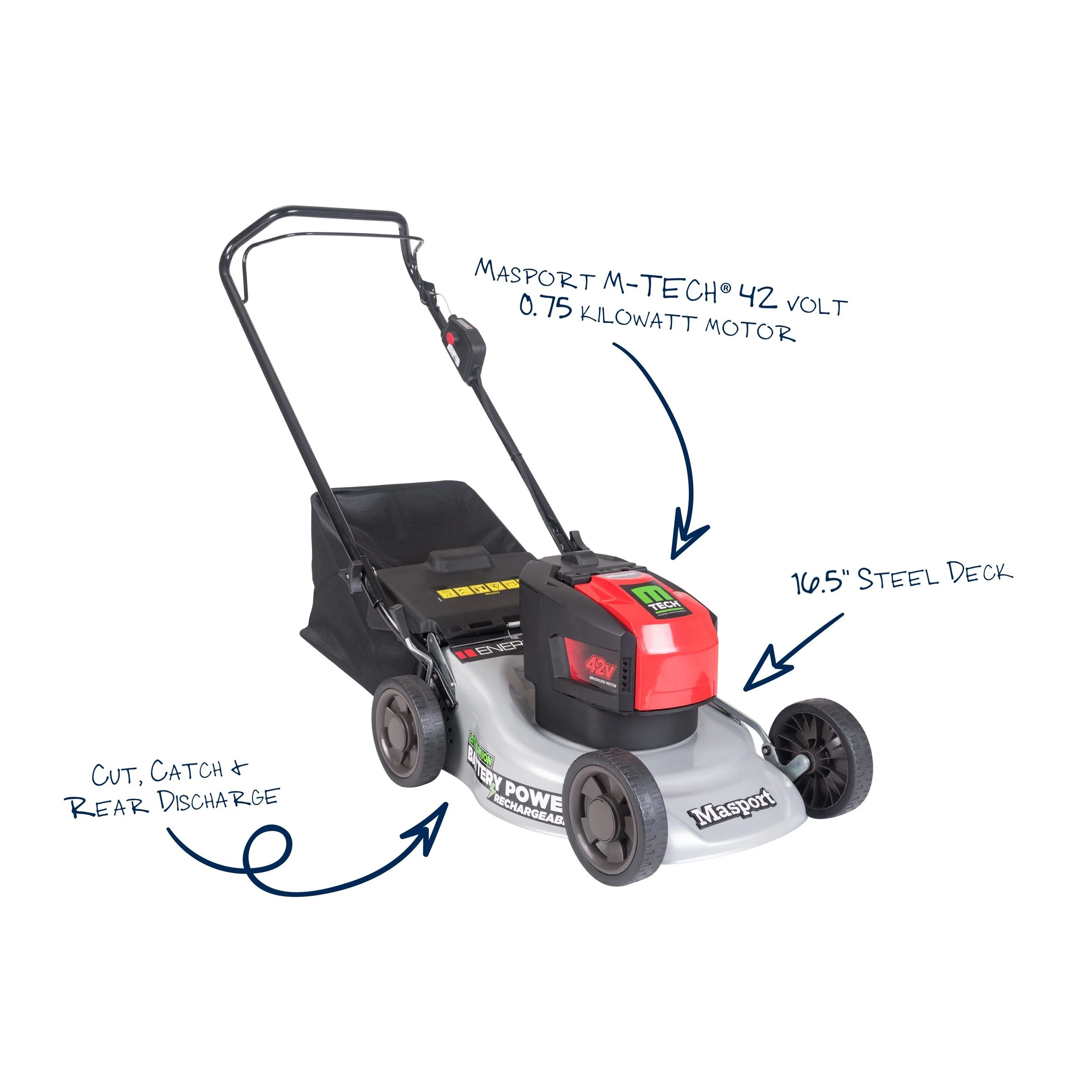 Masport Energy Flex 42V 16” Mower 
