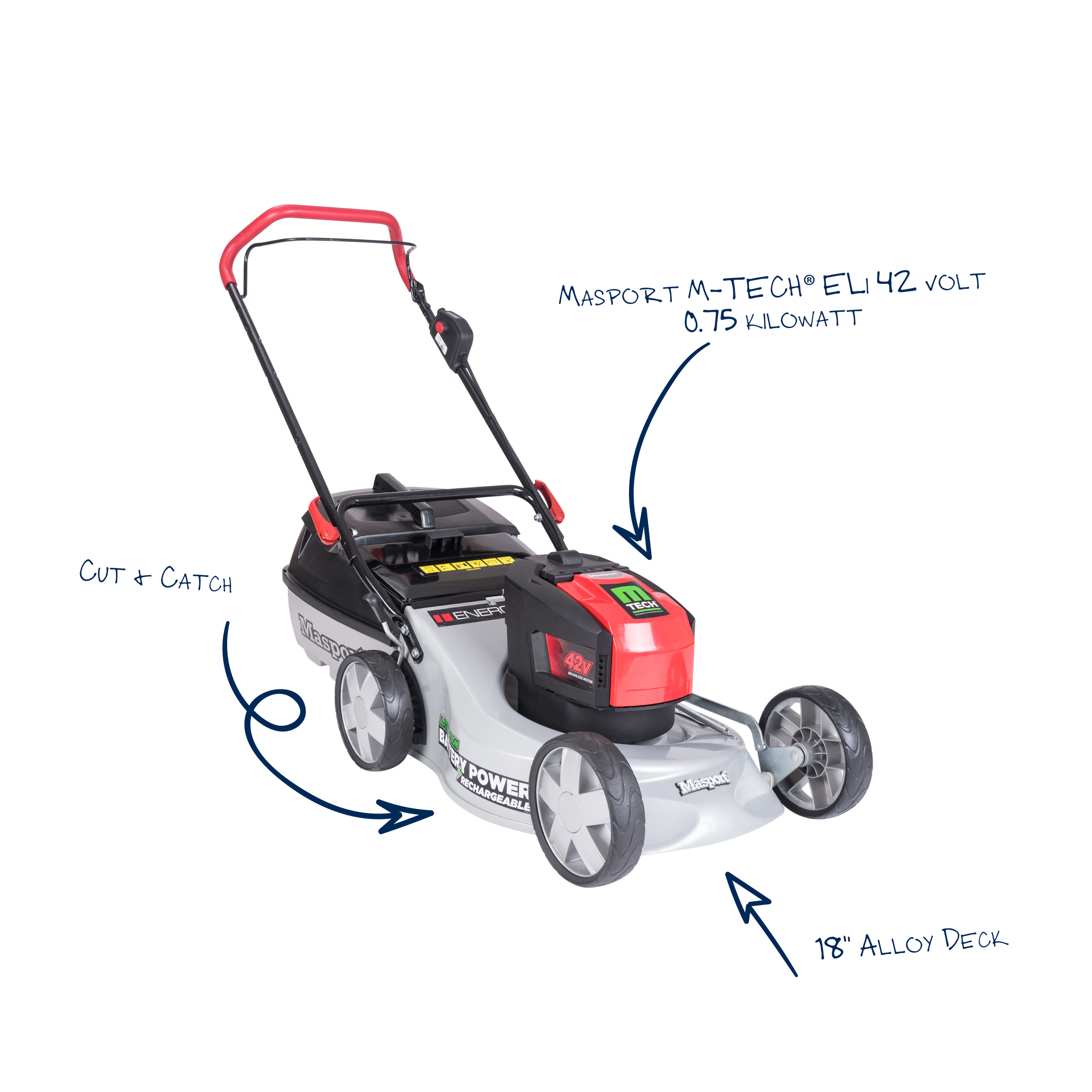 Masport 42V Energy Flex Mower 18”