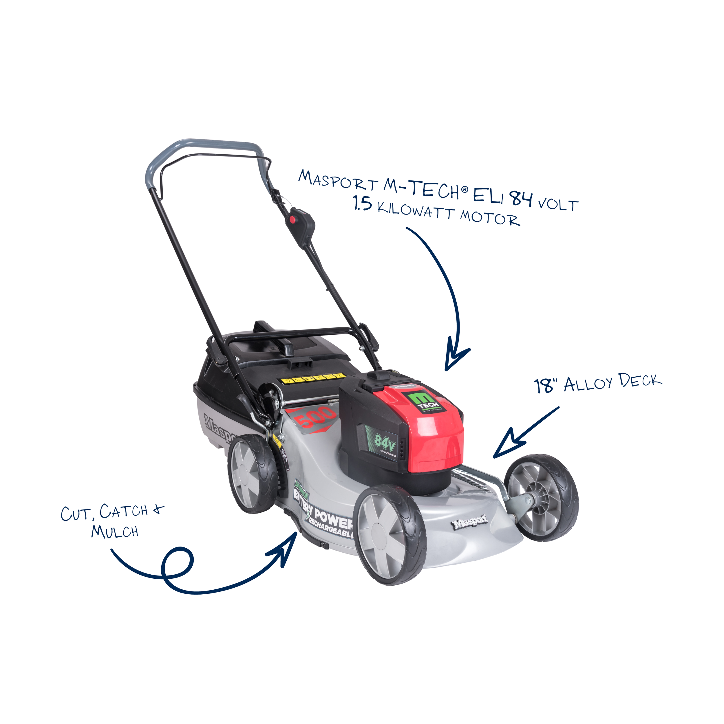 Masport 500AL 84V 18” 