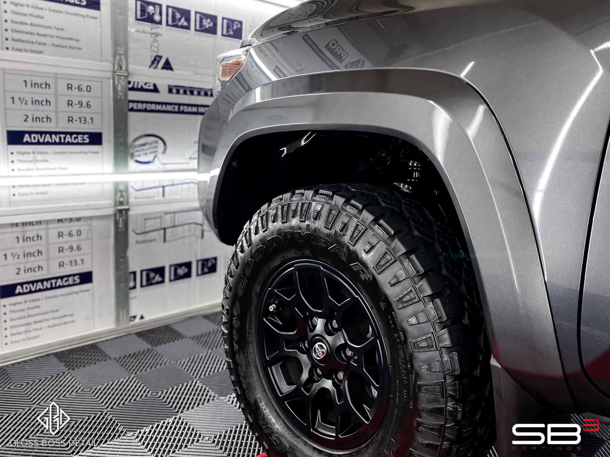 2022 Toyota Tacoma
"Stuck in a Muddy Ravine"

Decontamination Wash, and Re-Protect. The paint, glass, wheels, suspension, underbody, all decontaminated-all protected. In addition to being deeply covered in mud, the truck was just looking al