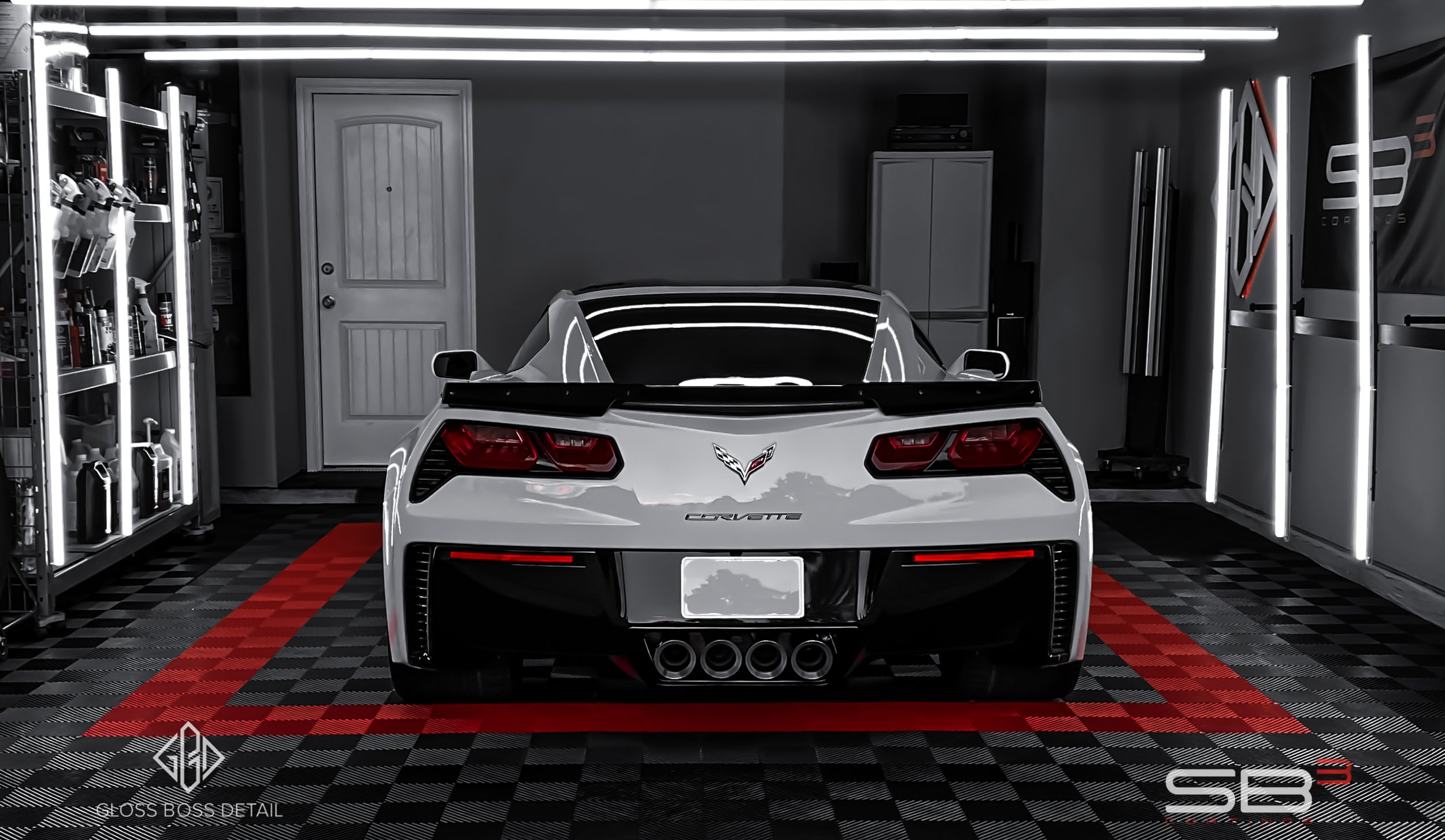 chevy corvette ceramic coating paint correction