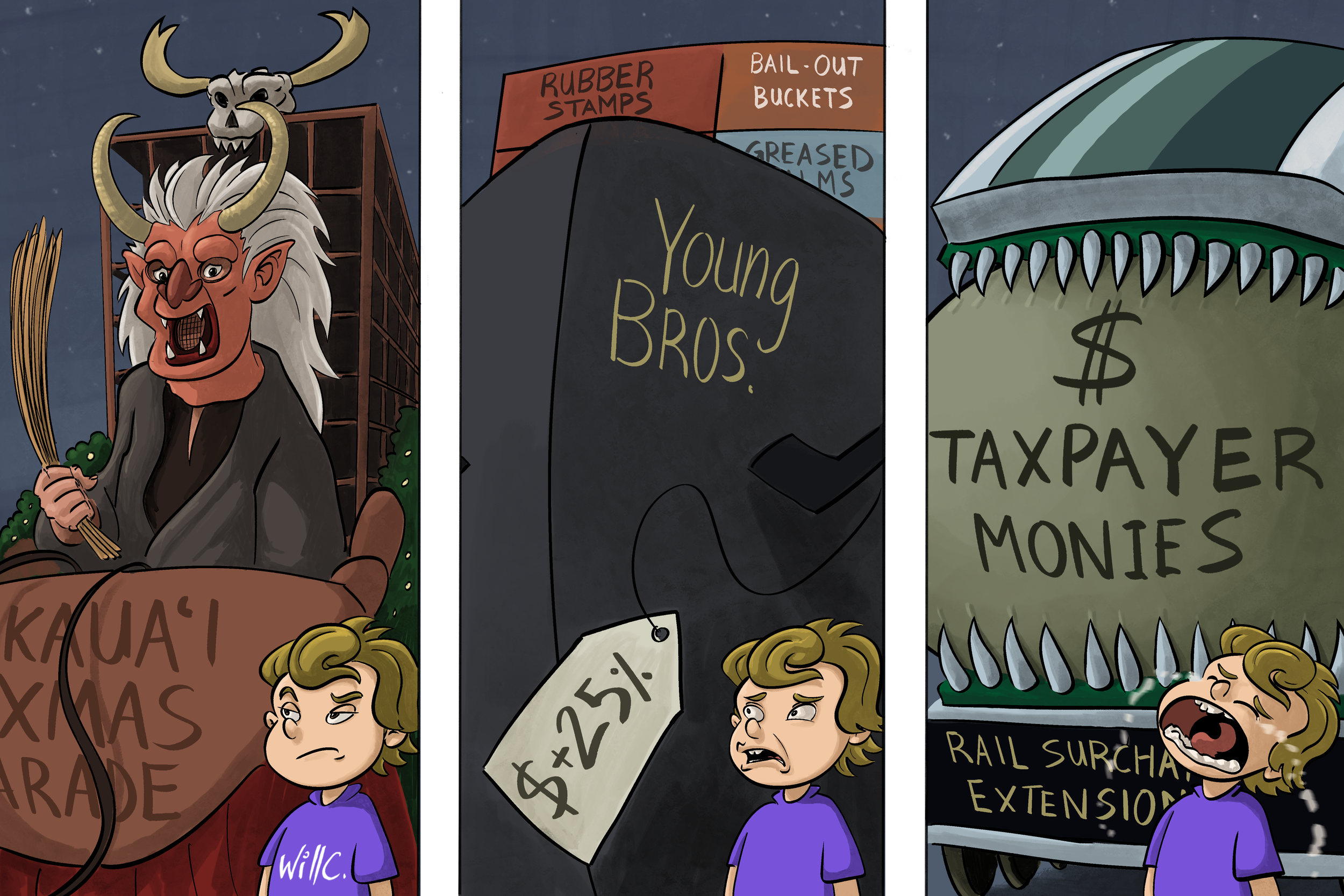 Frightening Holiday Floats