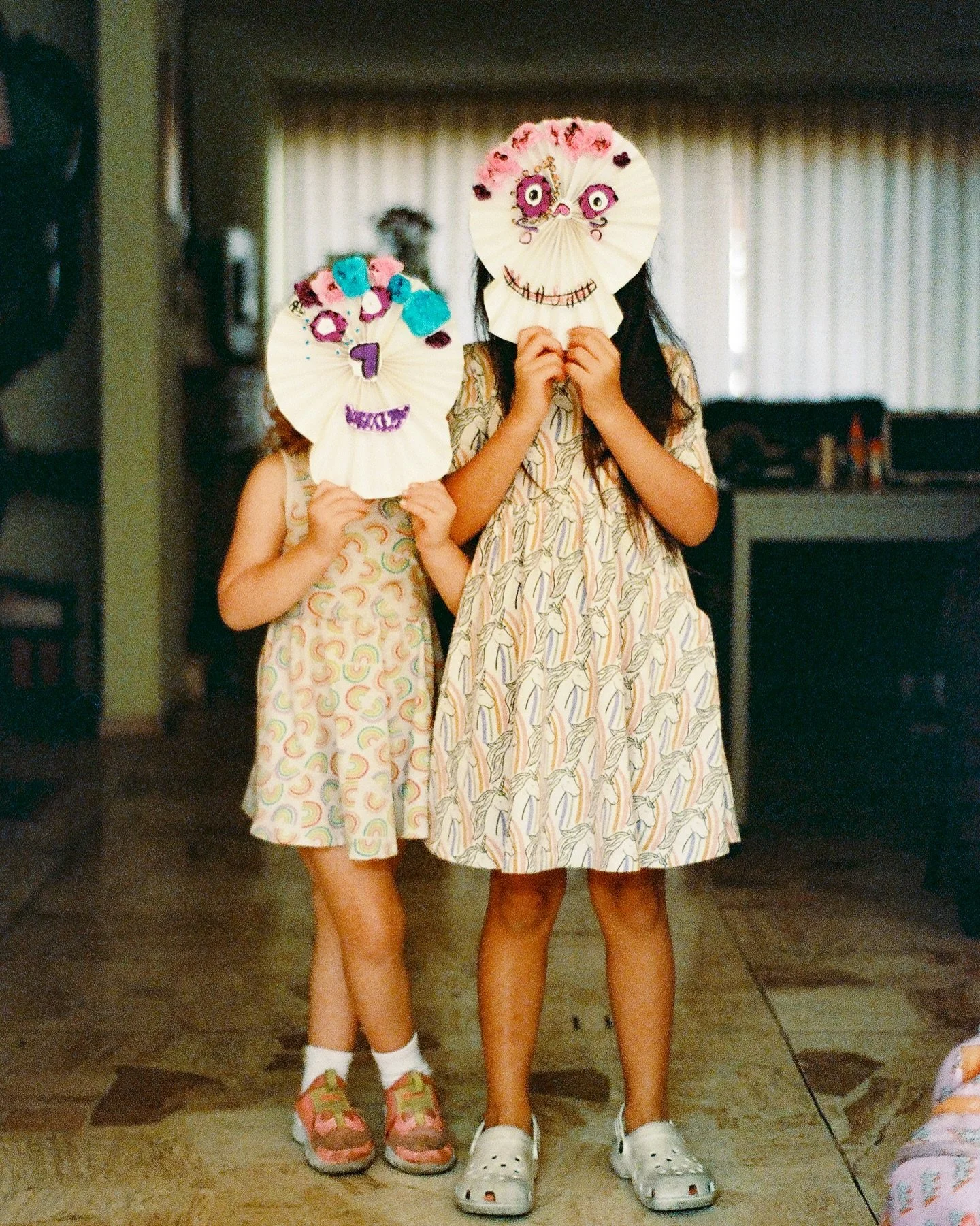 Snapshots from a year ago, making the most beautiful memories during D&iacute;a dos Muertos at abuelito&rsquo;s house. It&rsquo;s impossible to put into words the feeling of watching your girls retrace every step their father and tias took growing up