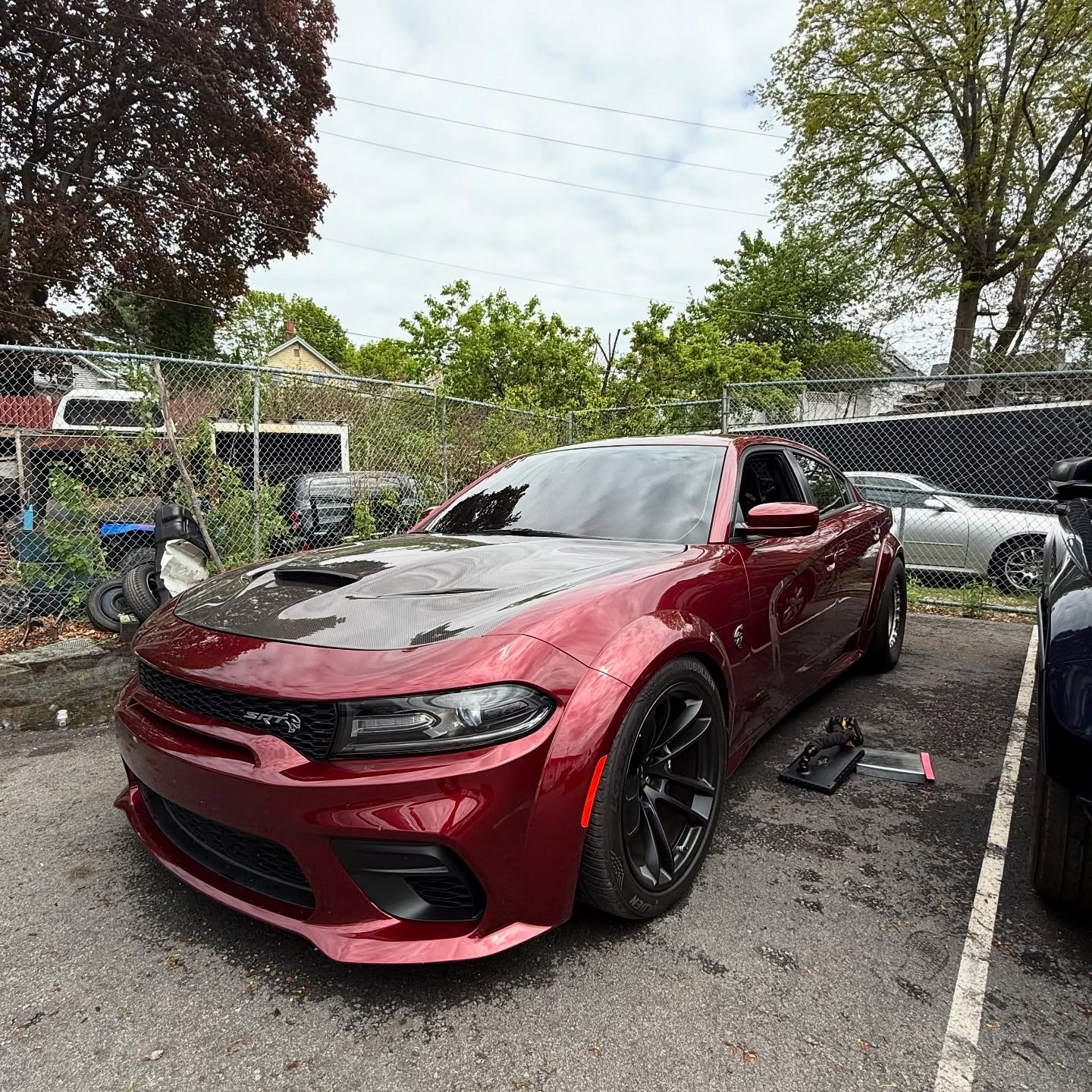 1,036 wheel horsepower. Cleaned up a couple small issues for @kurtis_lee_978 this morning down in Lowell. Absolutely wild car.