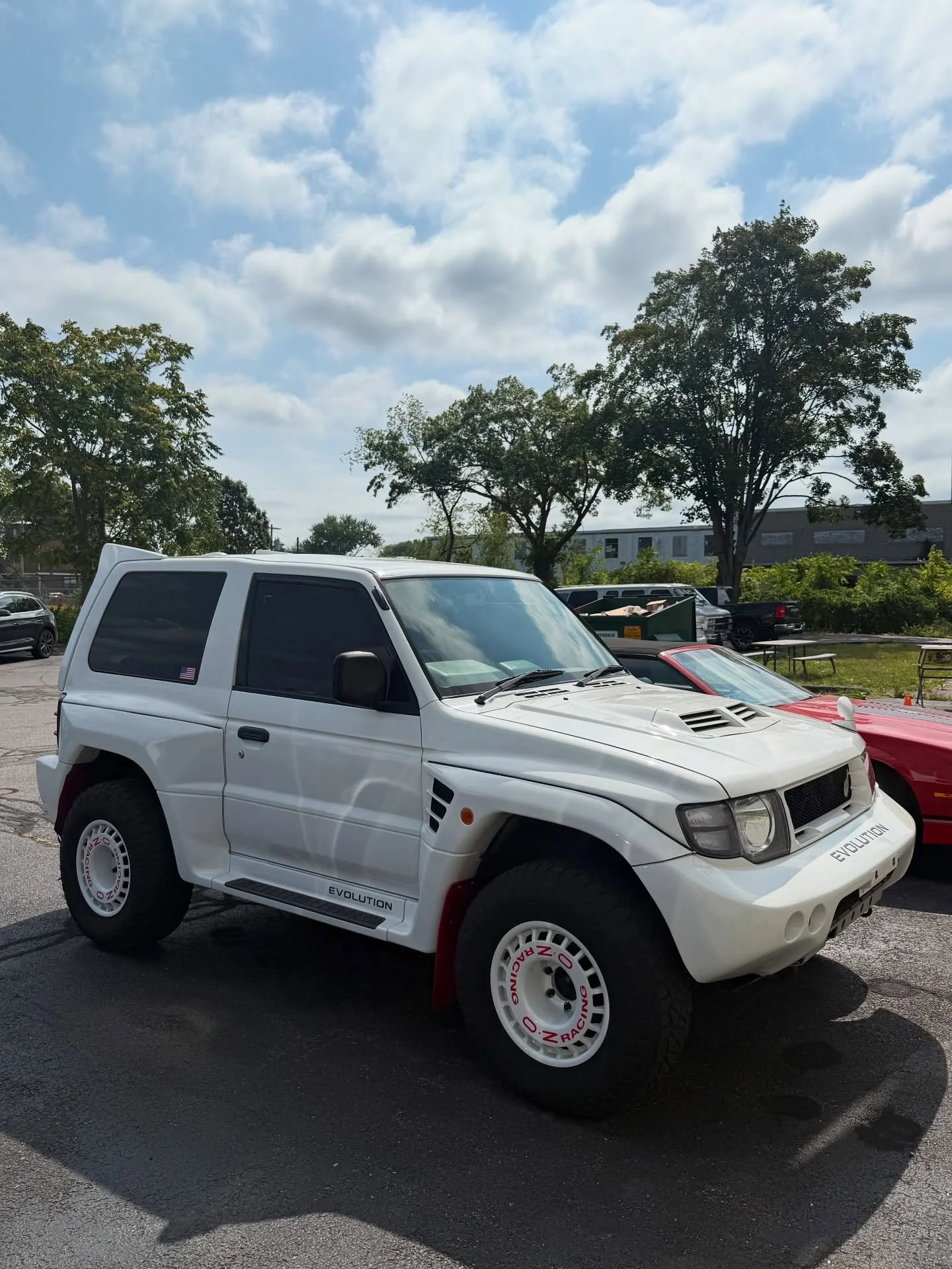 Everytike the call comes in from the homies in Providence I know I&rsquo;m gonna see something cool. The man, the myth, the legend @chuckwho snagged this unreasonably cool Pajero Evo recently and needed some minor issues sorted. Always a pleasure get
