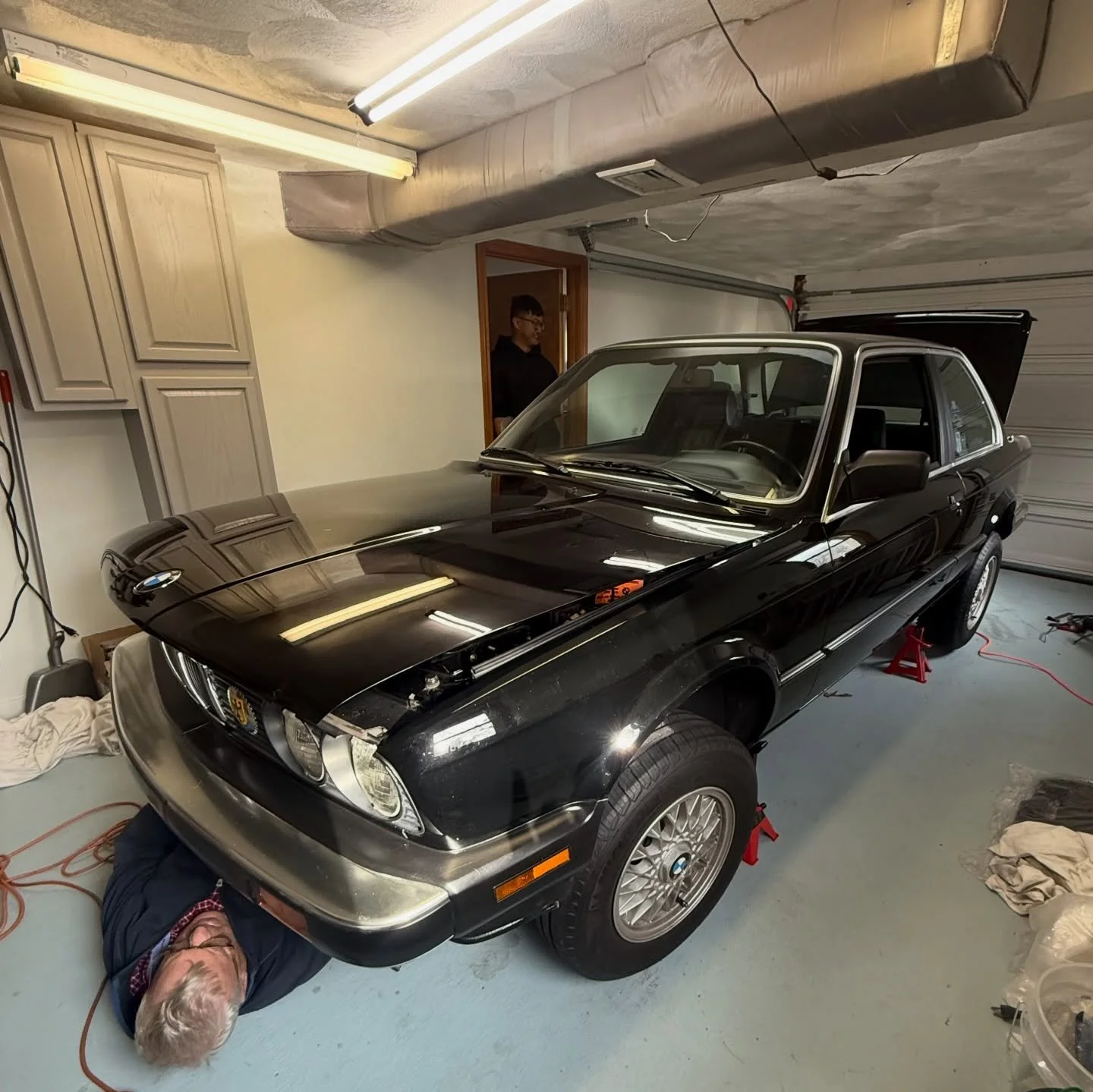 Huge shout out to @zubat802 and his dad for the chance to work on his immaculate 1986 BMW 325. Super cool to see family members working on cars together. Plus E30&rsquo;s really don&rsquo;t get cleaner. Thanks to @benfromri for the referral!
