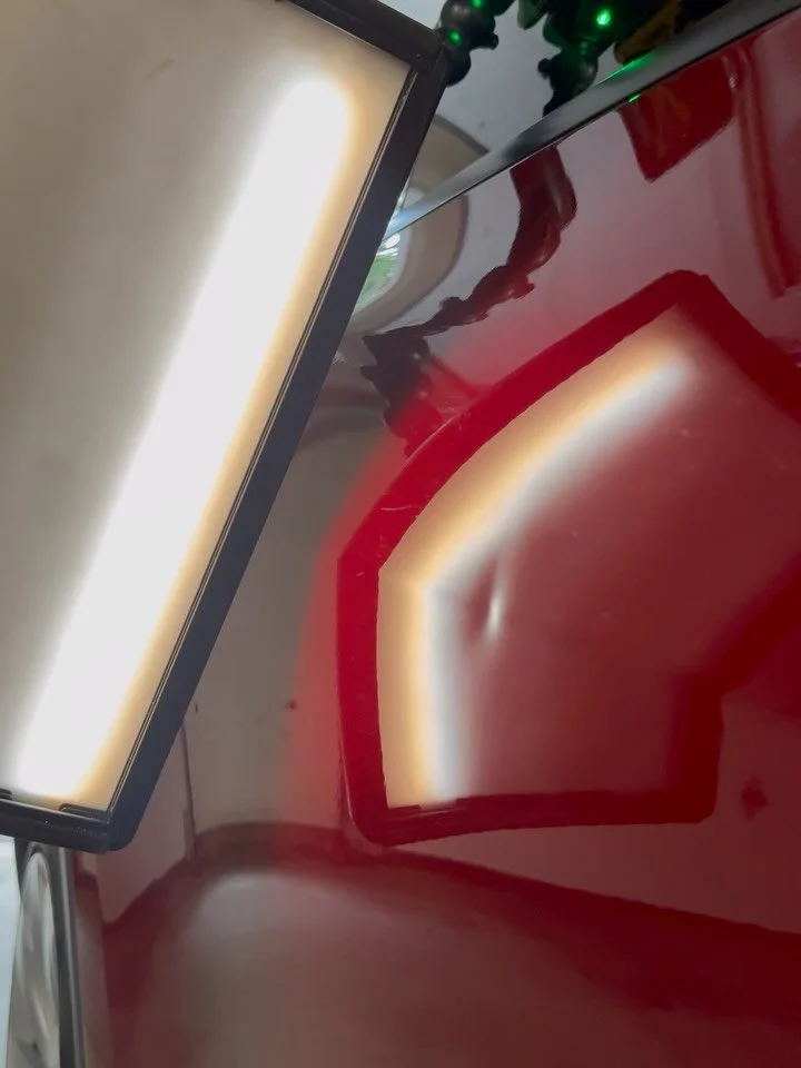 This 2026 Tesla Model Y got hit by a car door in a parking lot and the culprit was caught on the motion cameras. Fortunately a bit of time and some playing with the aluminum this door is good as new.