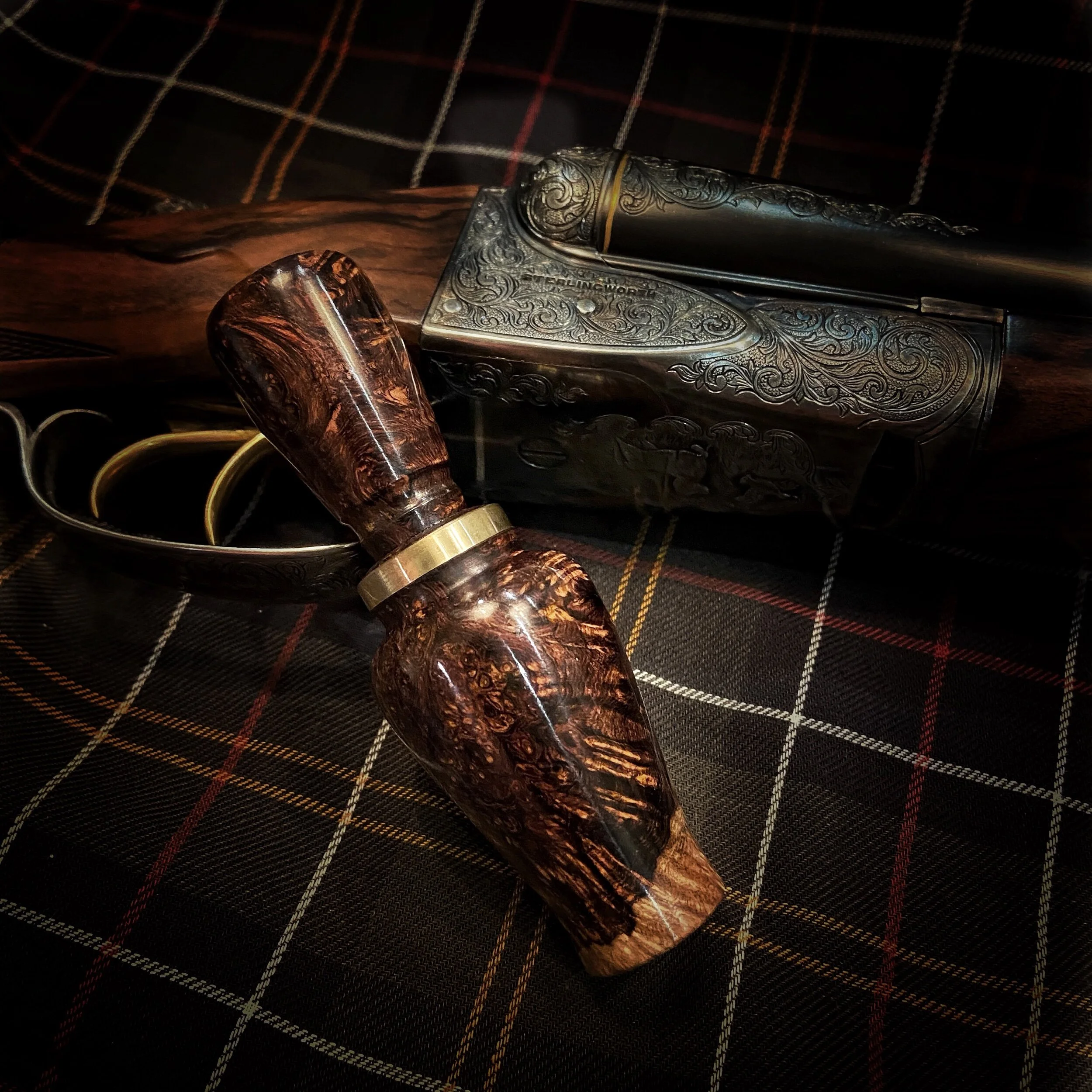 Honduran Rosewood Burl Duck Call