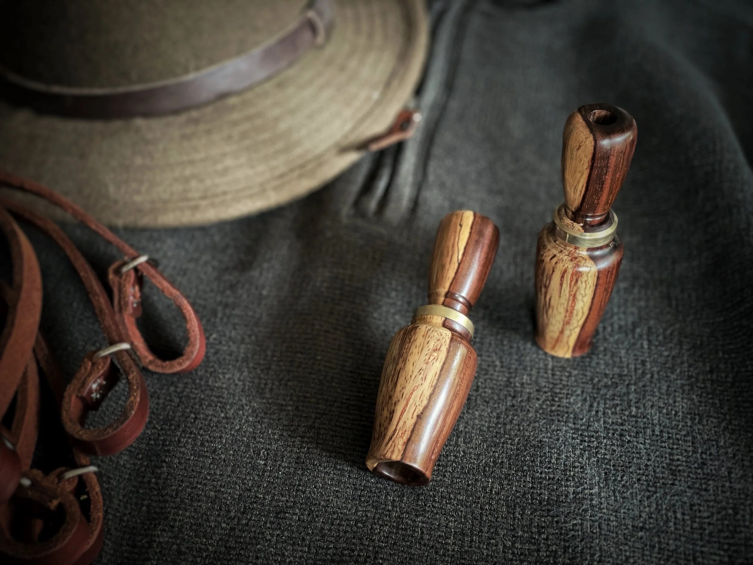 custom sappy cocobolo duck calls
