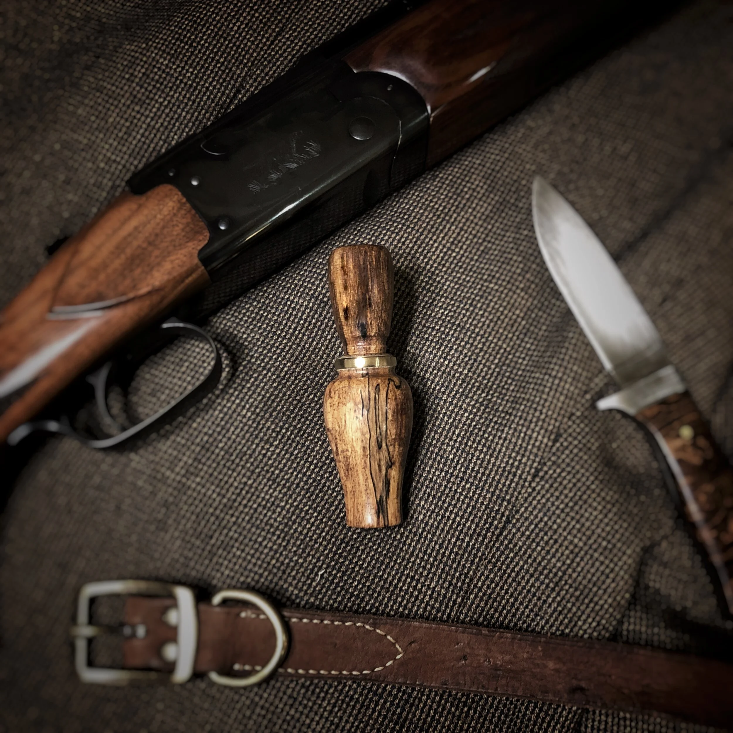 Spalted Red Oak Duck Call