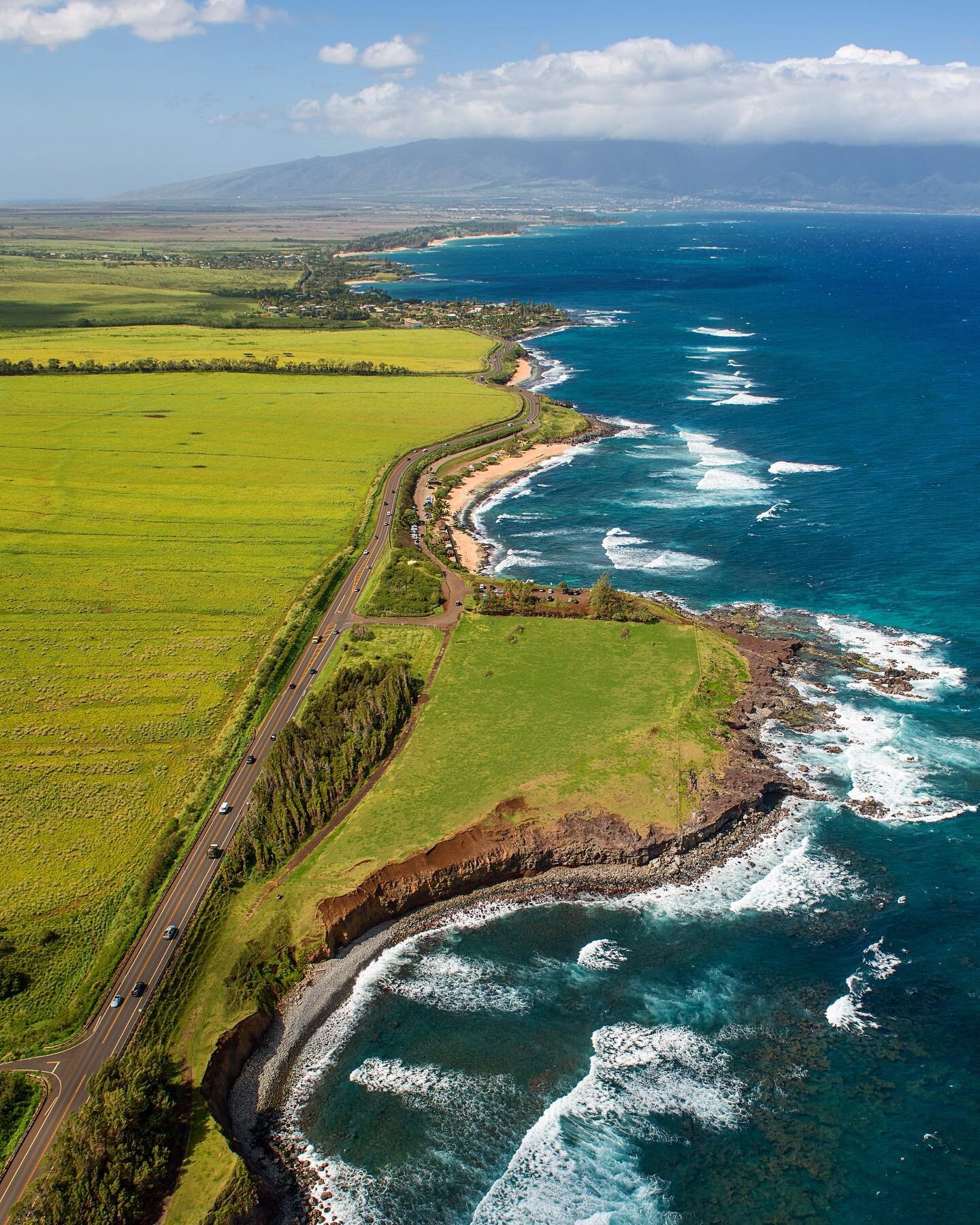 Birdseye view of Maui&rsquo;s North Shore