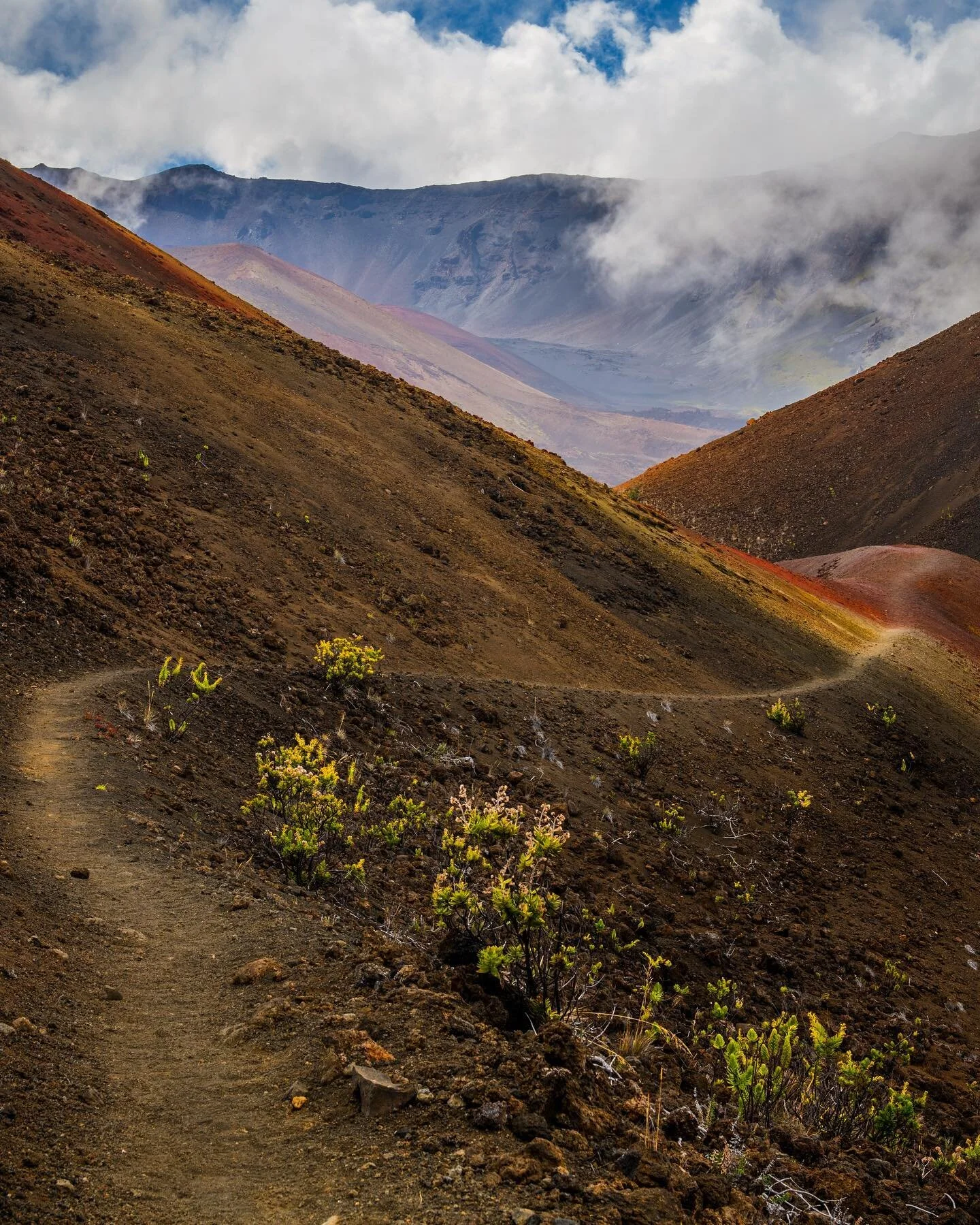 The most peaceful place on Earth, Haleakala Crater, Maui. It truly feels like you are on another planet. Happy Aloha Friday Everyone