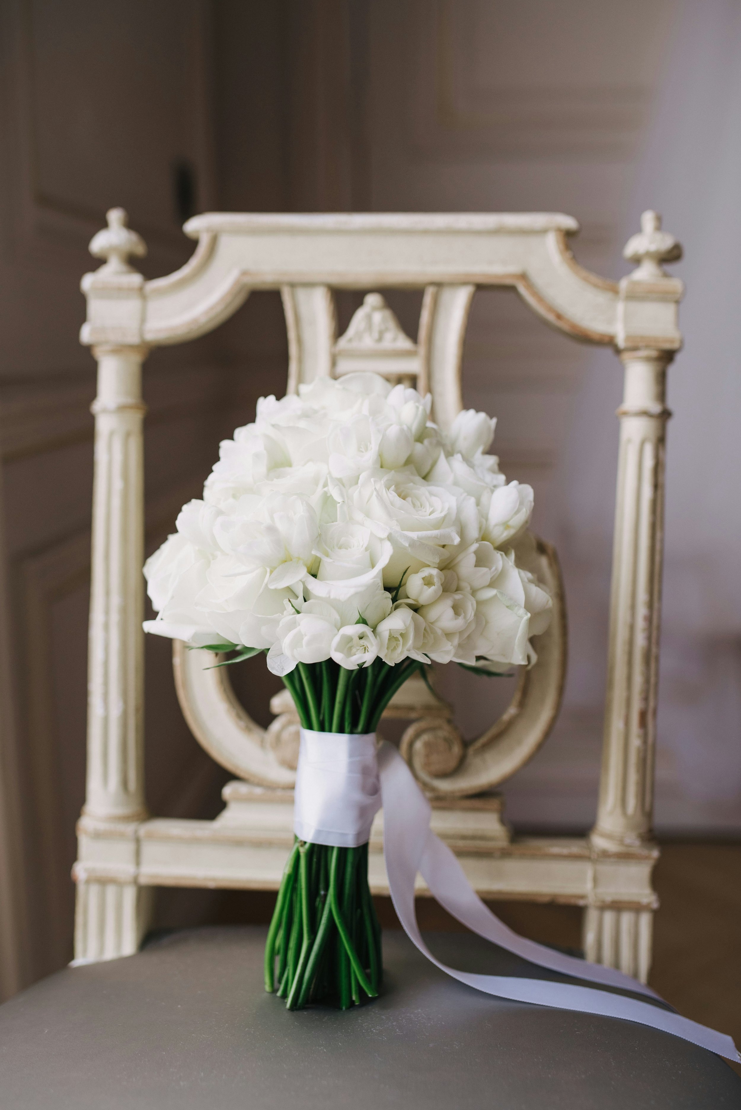 All White Florals; No Greenery