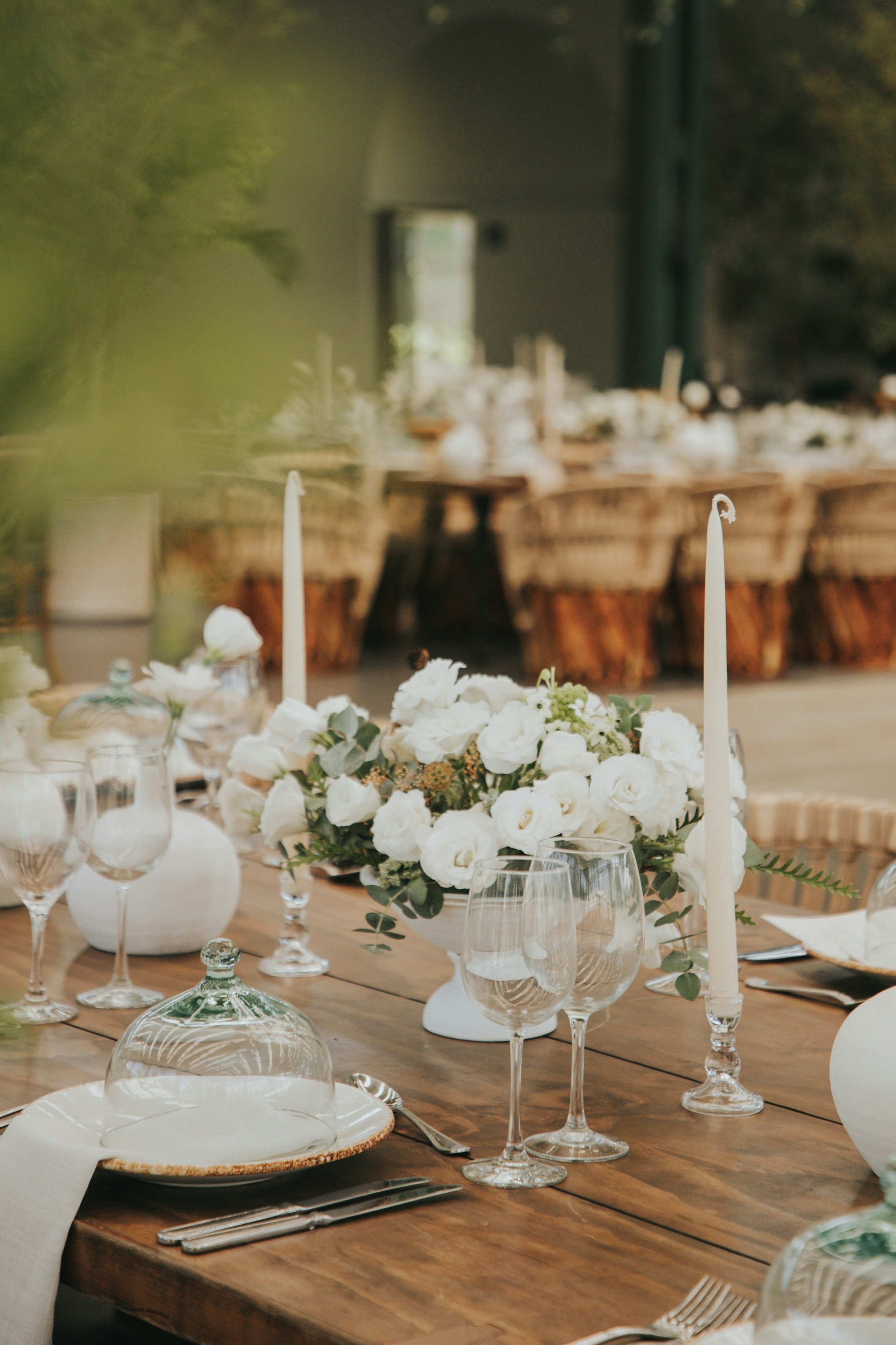 Venue focused with supporting florals