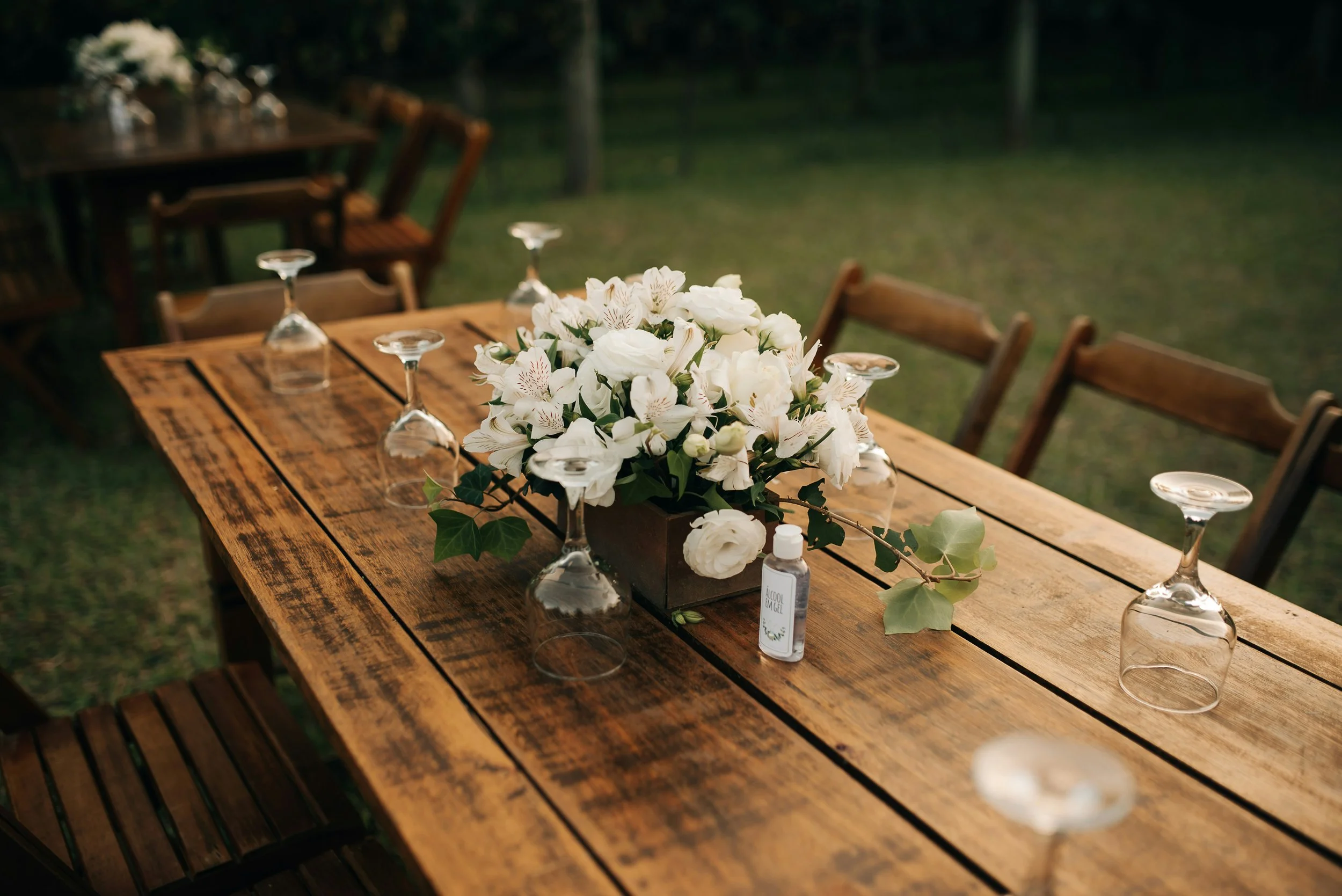 Venue focused with supporting florals