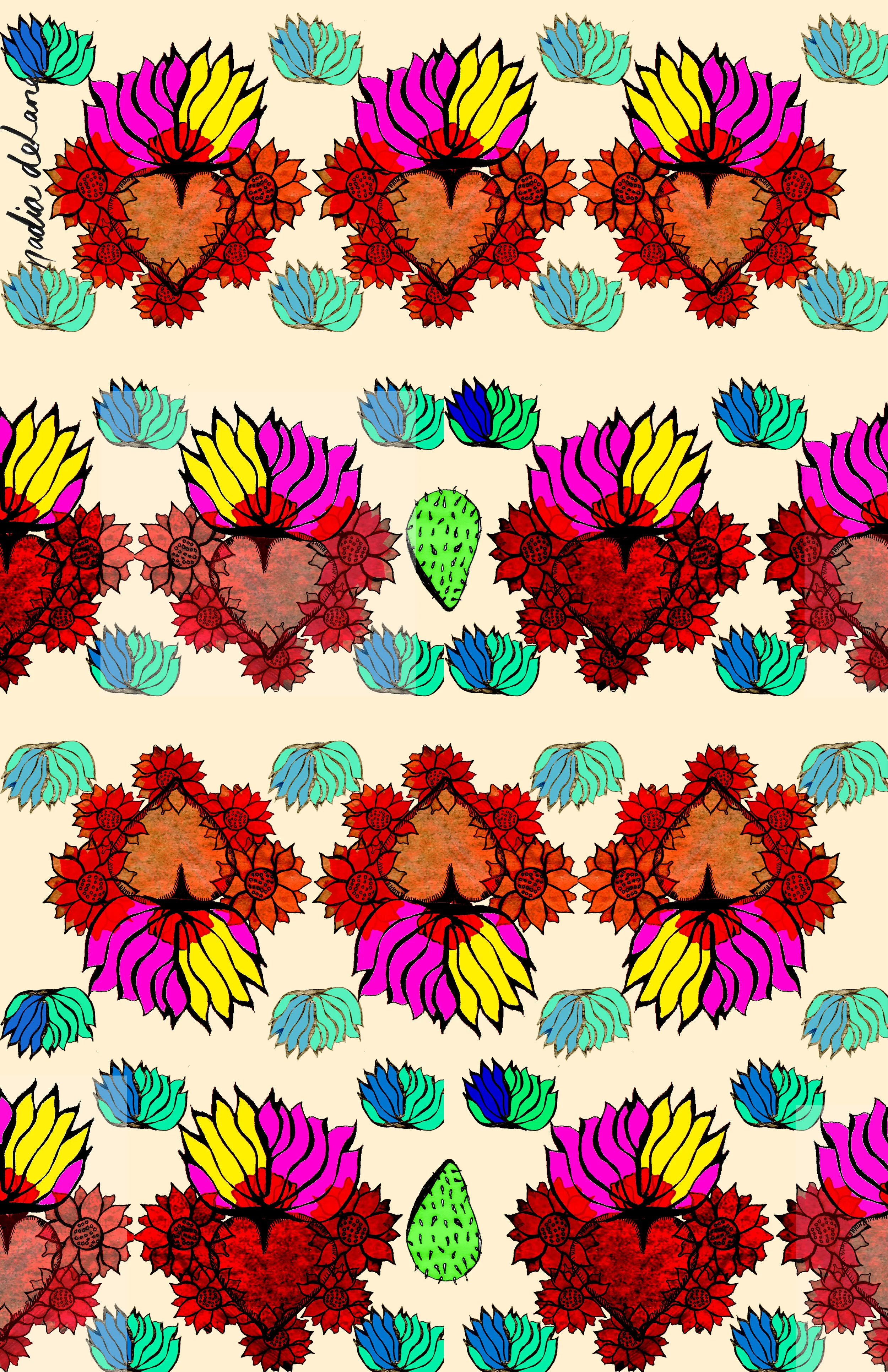 San Miguel, 2018, Mixed Media Digital Print, 11’’ X 17’’