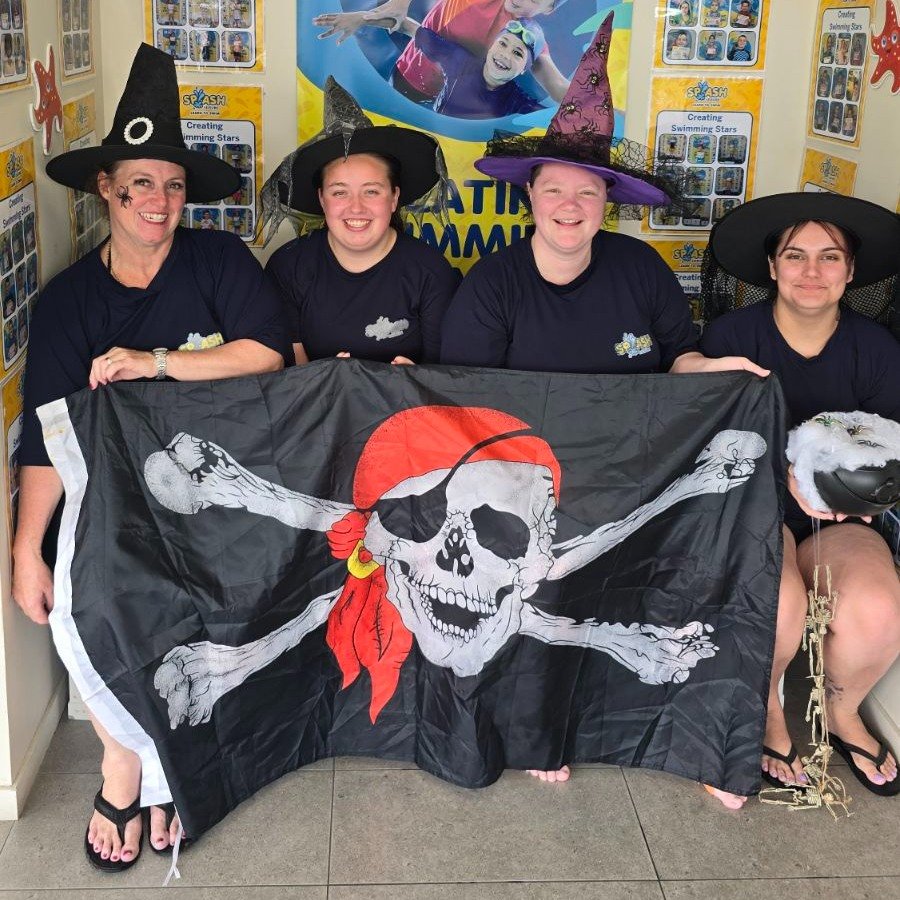The Splash teachers are looking SPOOKY for Halloween! 🎃 Watch out for a trick in your class this week... 👻 Or maybe even a treat from our reception staff... Stay on your toes! 🦇