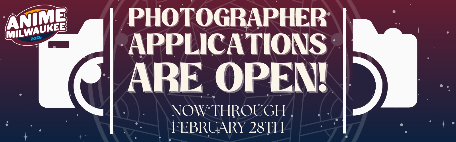 Photographer Registration is now open!