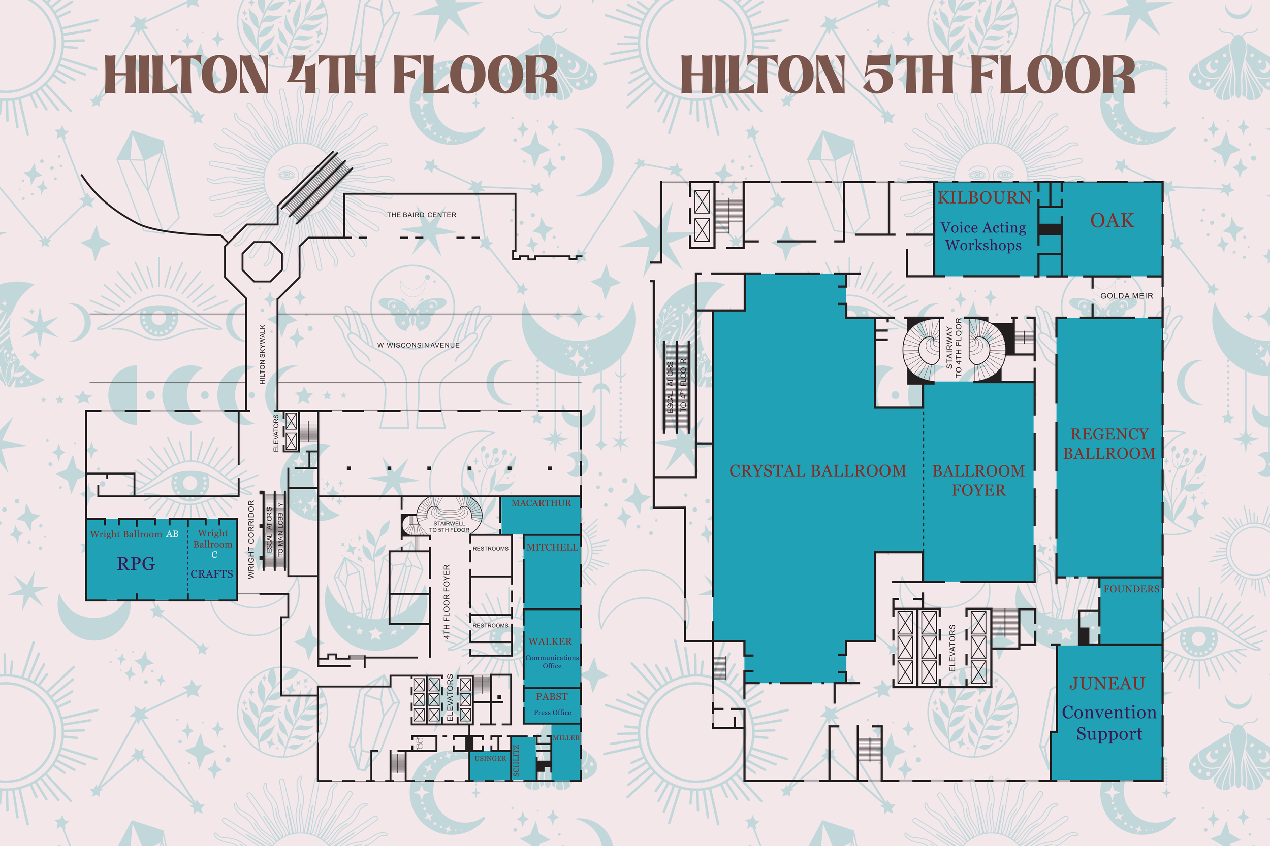 Hilton 4th and 5th Floors