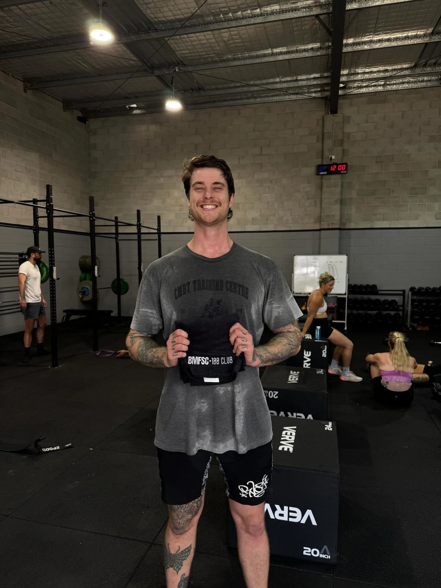 The smiliest, sweatiest 100 Club Member there ever was 🥰 🫱🏼&zwj;🫲🏽 @r.h.why.s